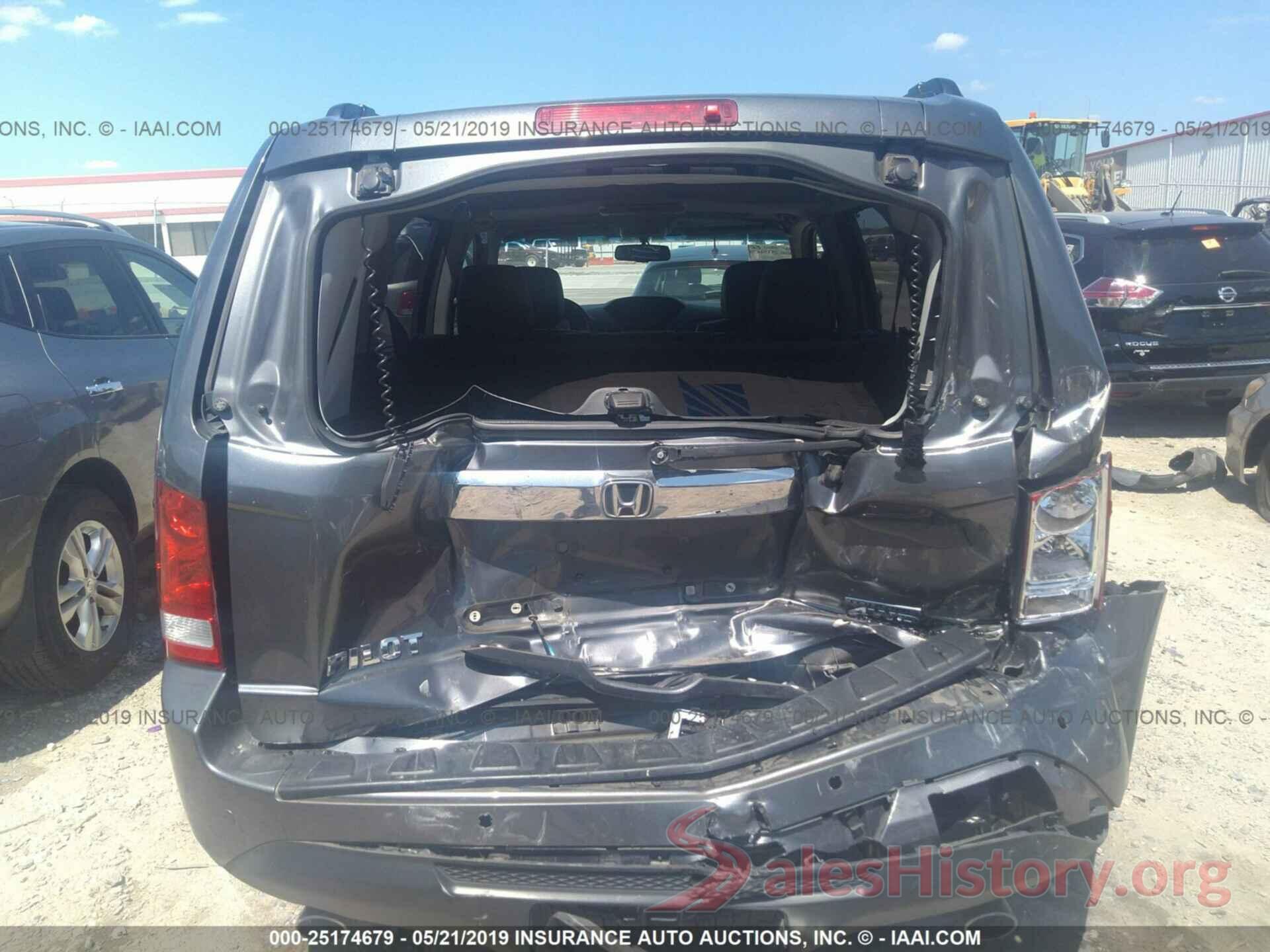 5FNYF4H95CB063693 2012 HONDA PILOT