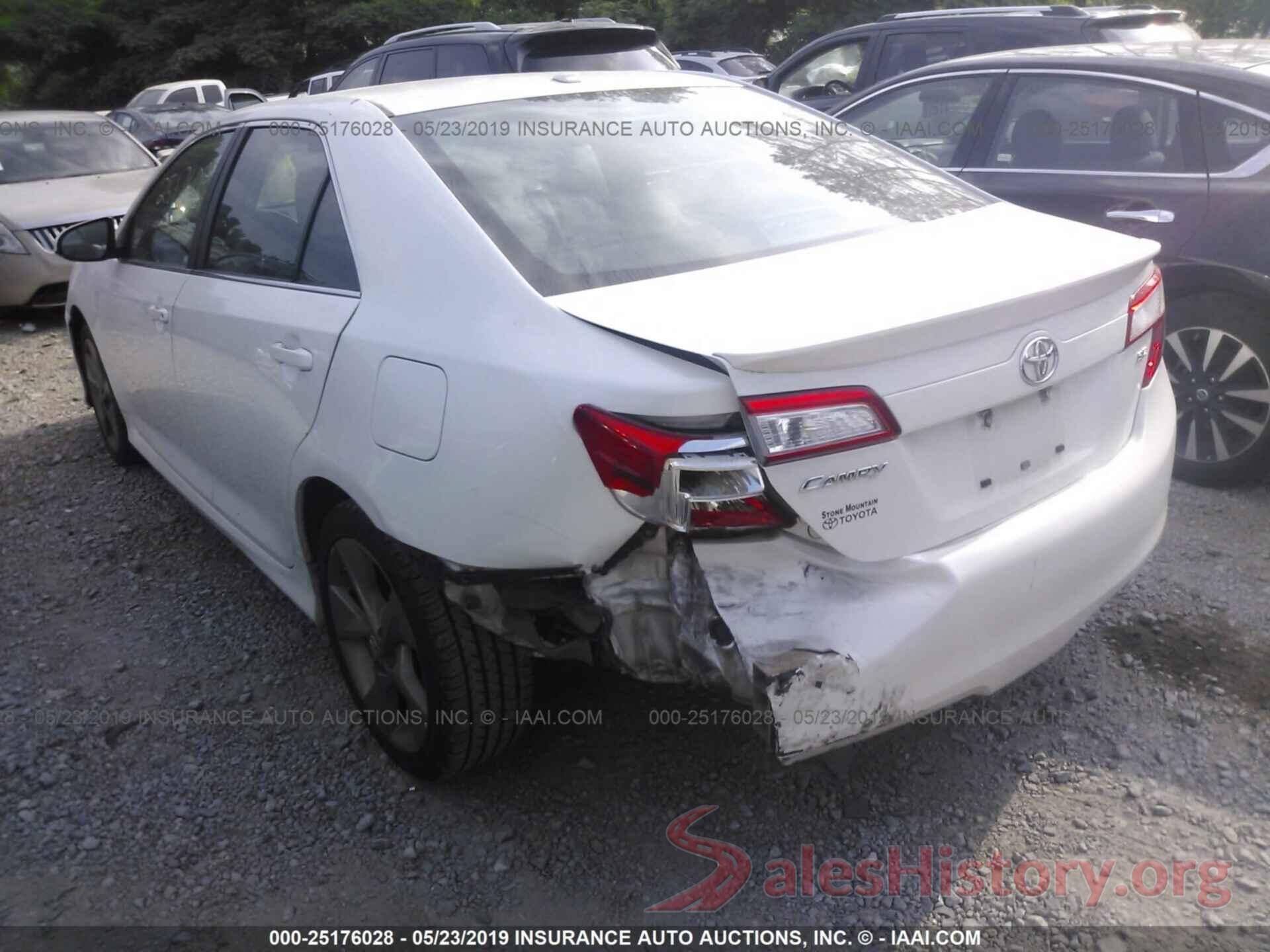 4T1BF1FK6CU623461 2012 TOYOTA CAMRY