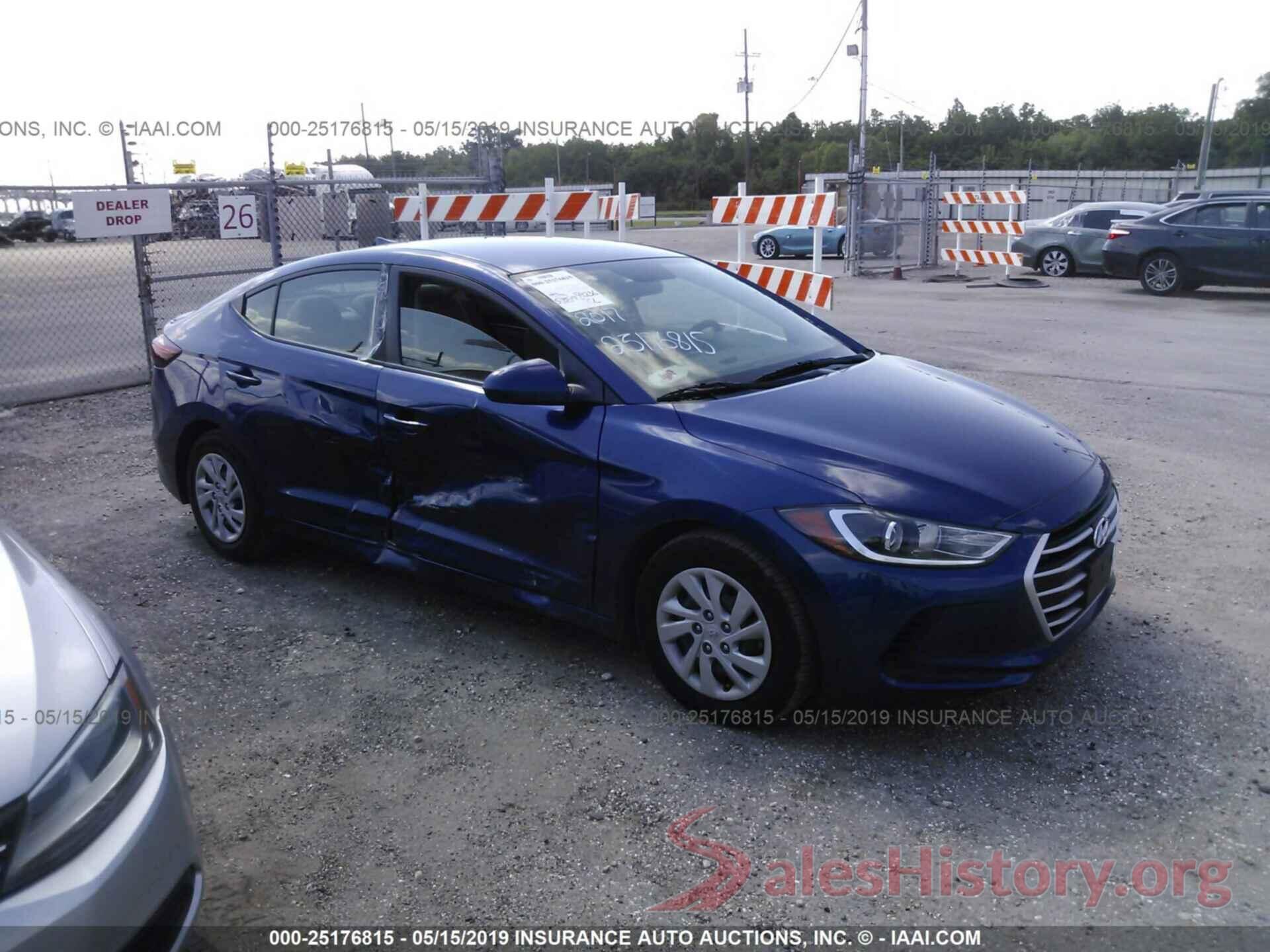 5NPD74LF7HH196747 2017 HYUNDAI ELANTRA