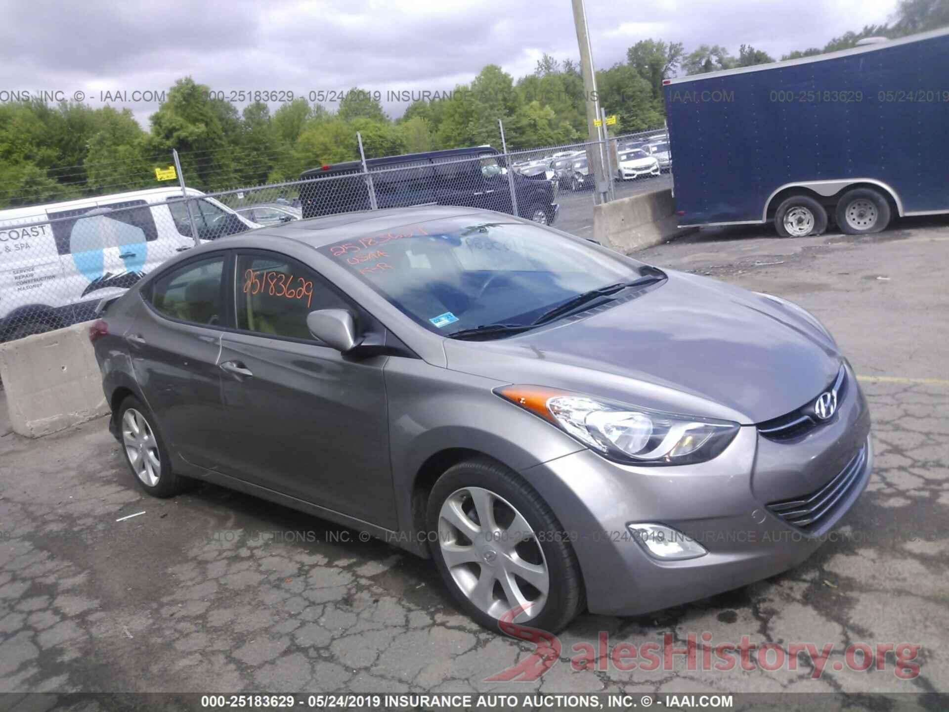 5NPDH4AE4CH082317 2012 HYUNDAI ELANTRA