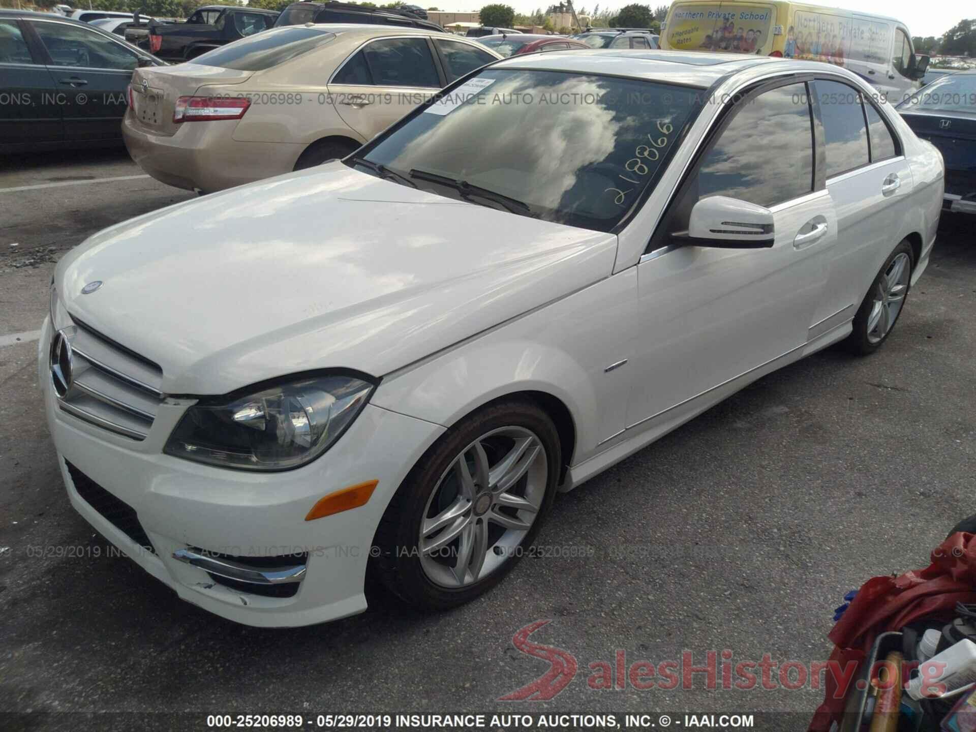 WDDGF4HBXCR218866 2012 MERCEDES-BENZ C