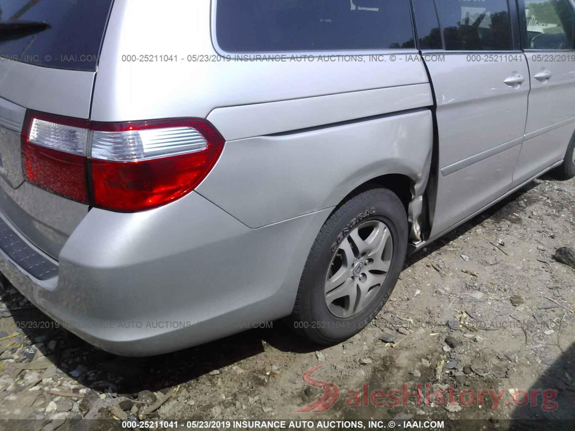 5FNRL387X6B027184 2006 HONDA ODYSSEY