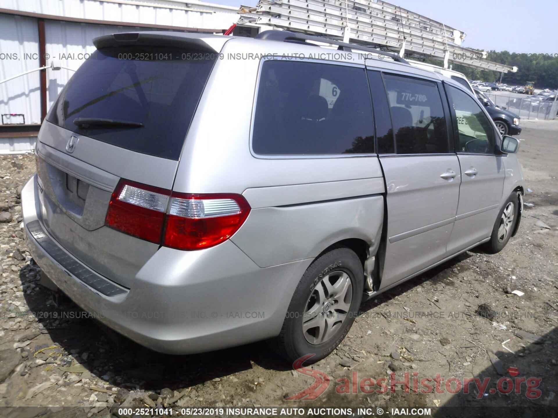 5FNRL387X6B027184 2006 HONDA ODYSSEY