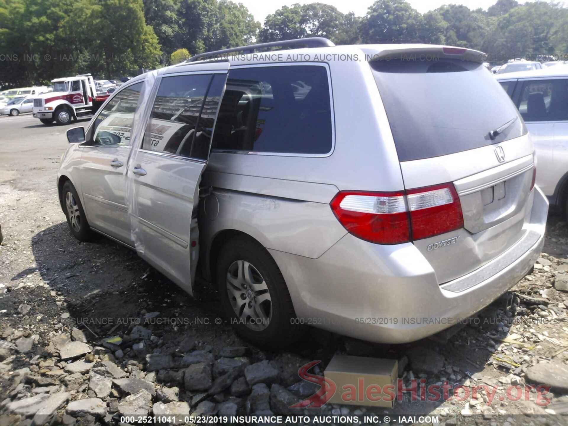 5FNRL387X6B027184 2006 HONDA ODYSSEY