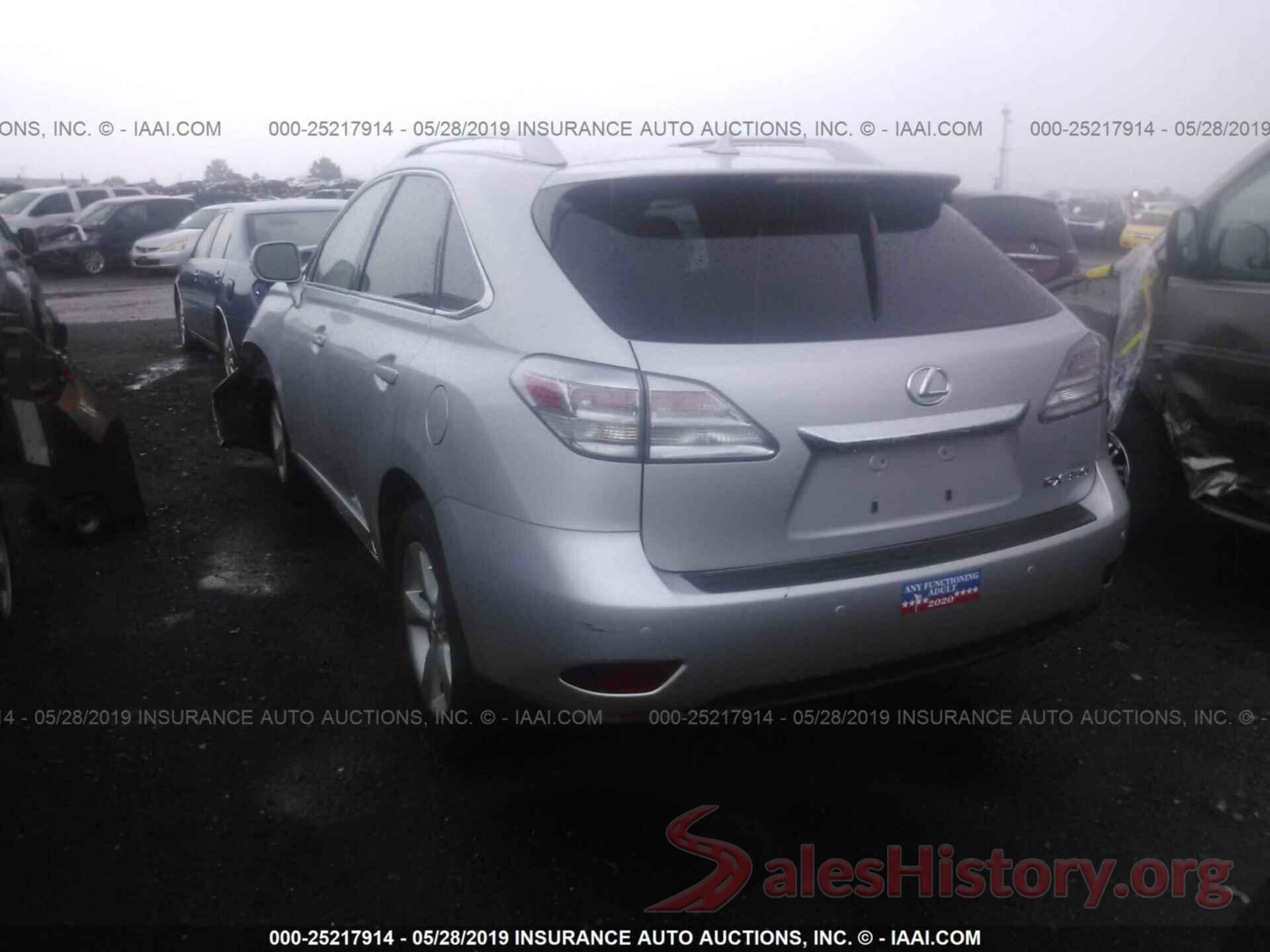 2T2BK1BA9CC136910 2012 LEXUS RX