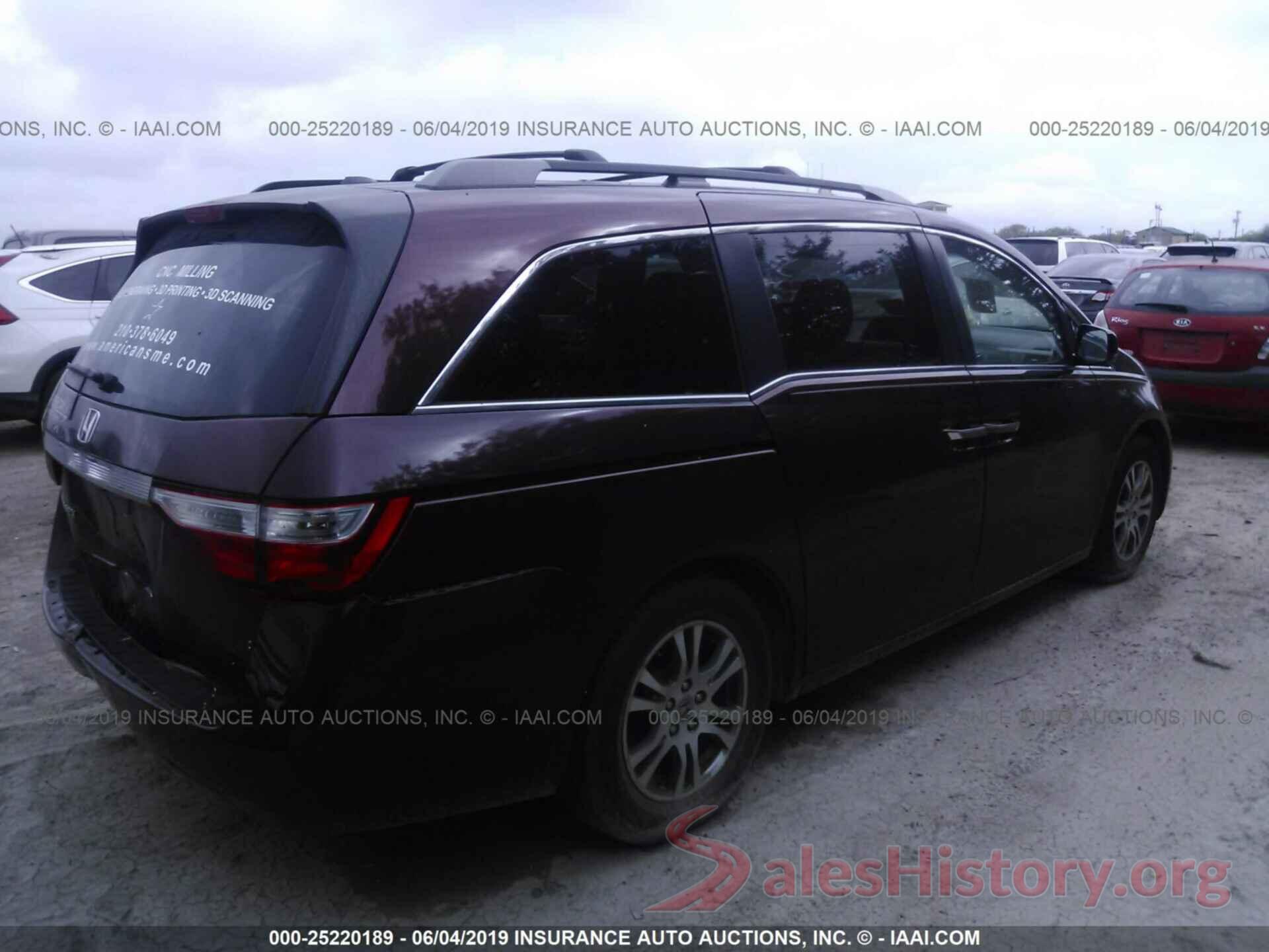 5FNRL5H68CB126505 2012 HONDA ODYSSEY