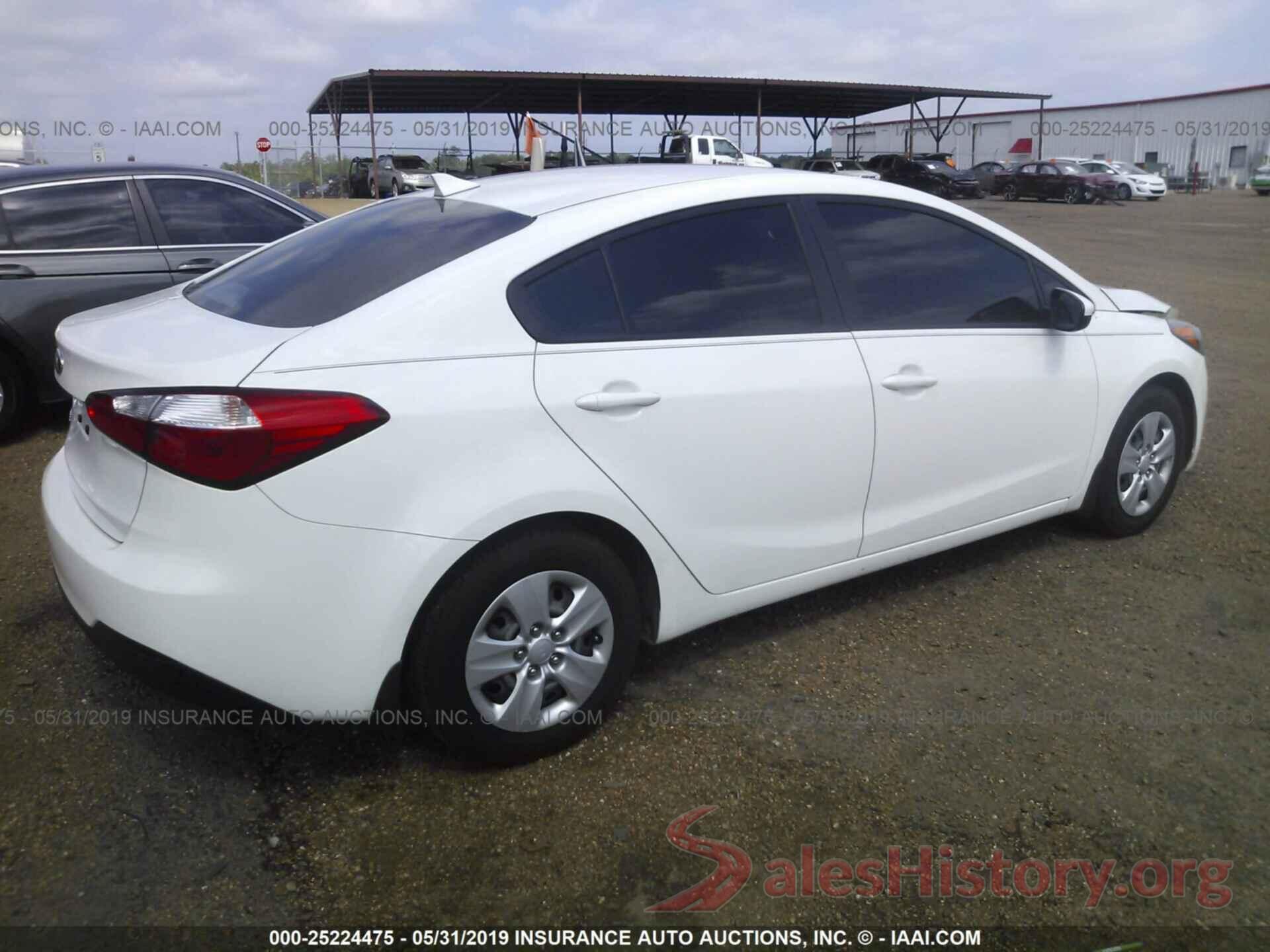 KNAFK4A63G5460746 2016 KIA FORTE