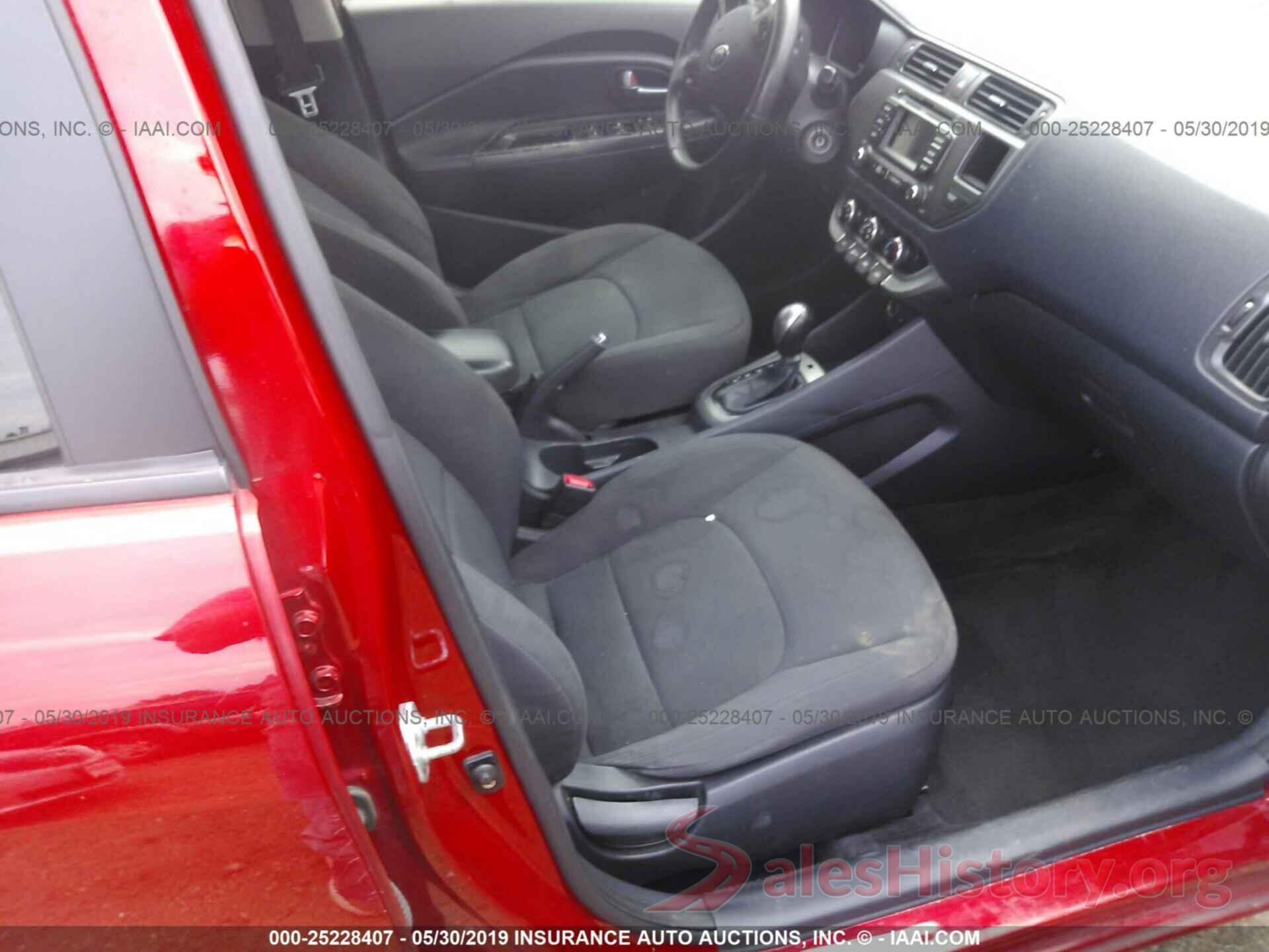 KNADN5A36D6195207 2013 KIA RIO