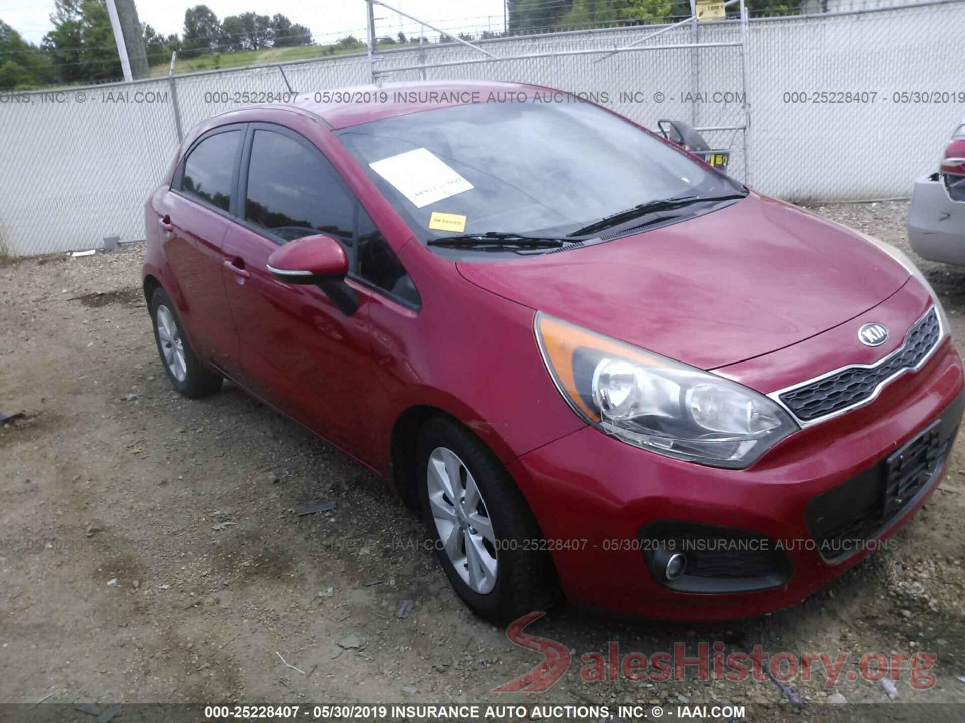 KNADN5A36D6195207 2013 KIA RIO