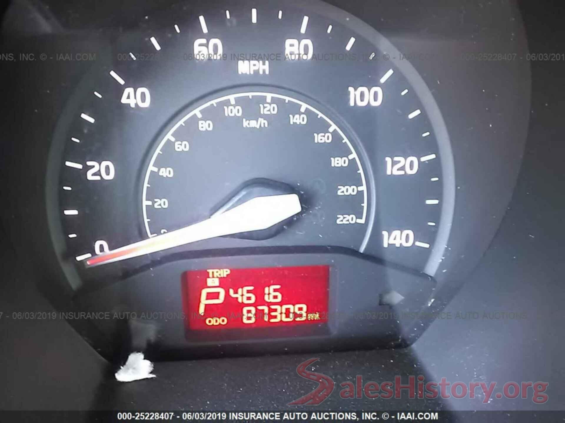 KNADN5A36D6195207 2013 KIA RIO