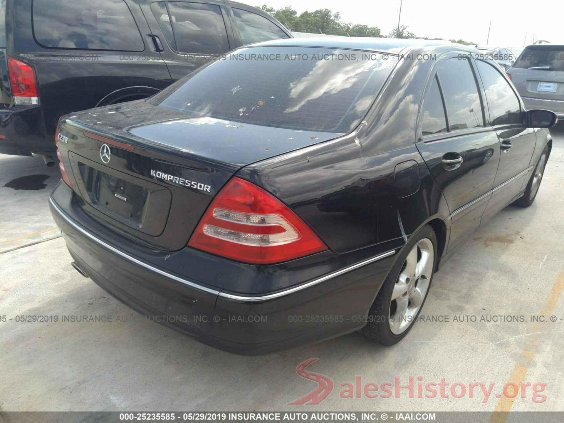 WDBRF40J54F521190 2004 MERCEDES-BENZ C