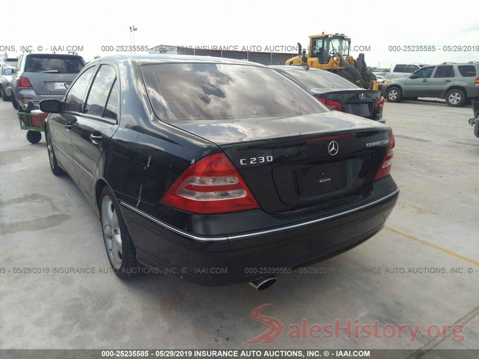 WDBRF40J54F521190 2004 MERCEDES-BENZ C