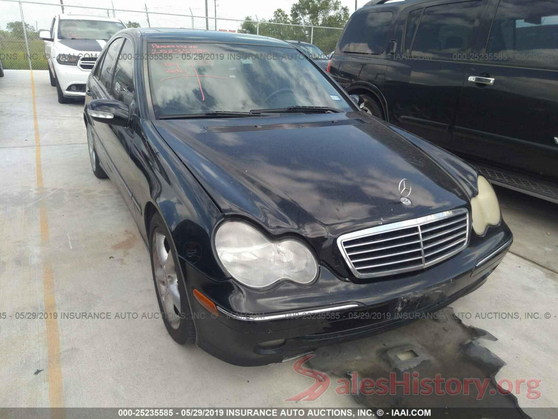 WDBRF40J54F521190 2004 MERCEDES-BENZ C