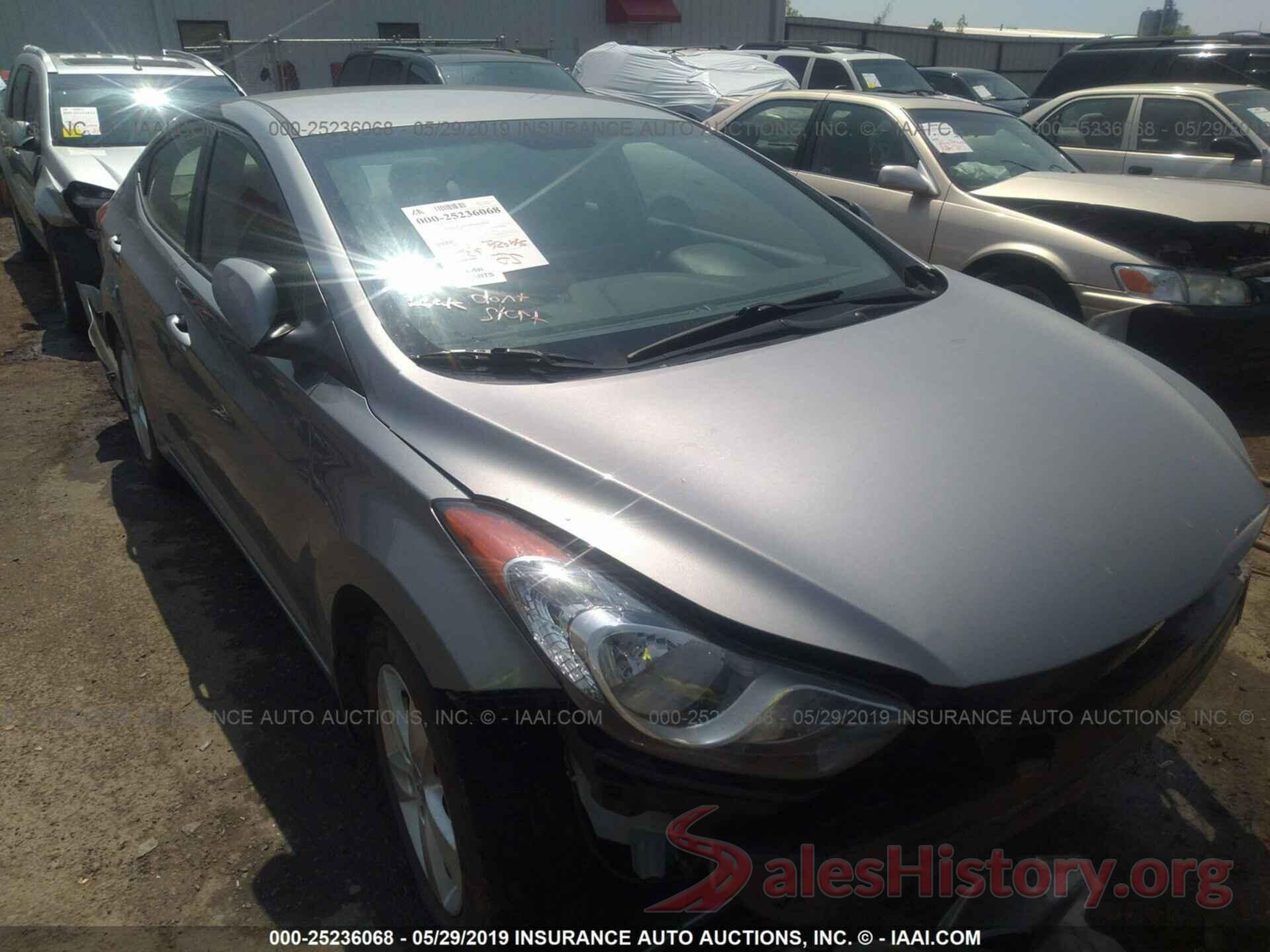 KMHDH4AEXDU936357 2013 HYUNDAI ELANTRA