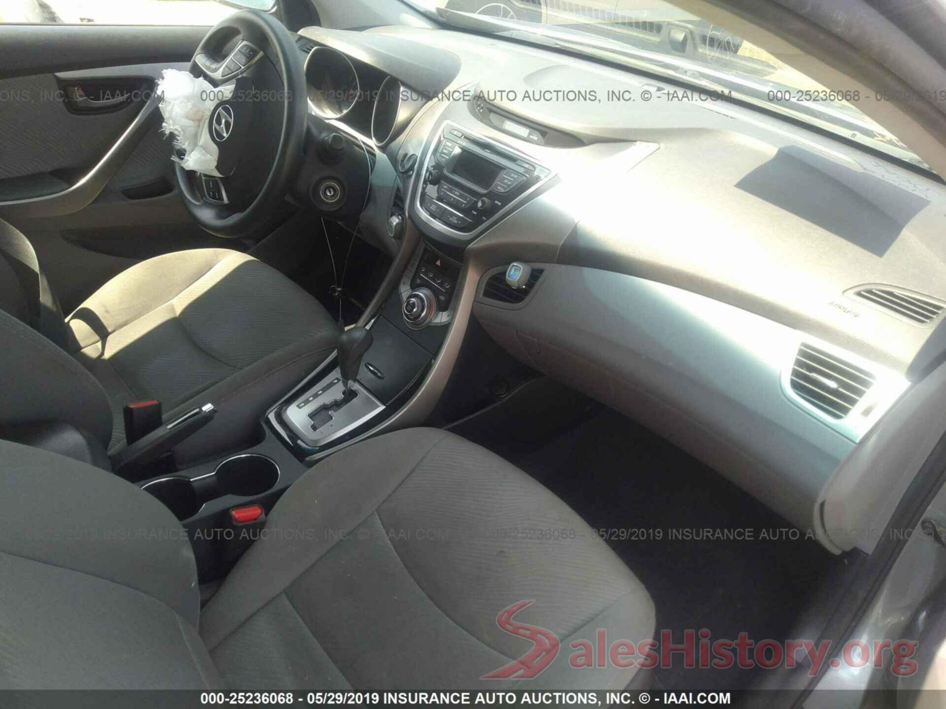 KMHDH4AEXDU936357 2013 HYUNDAI ELANTRA