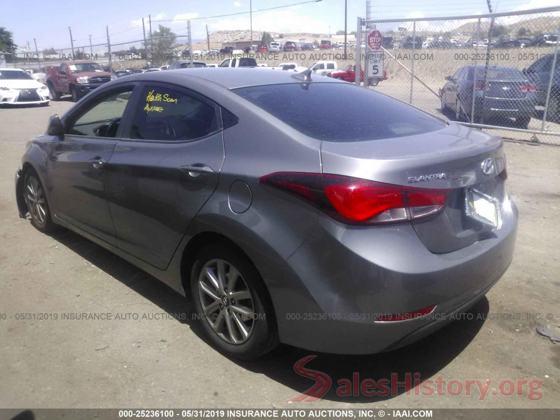 5NPDH4AE1EH455848 2014 HYUNDAI ELANTRA