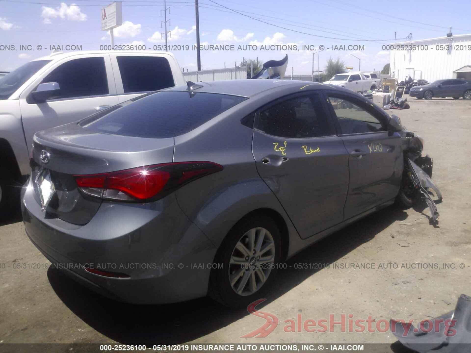 5NPDH4AE1EH455848 2014 HYUNDAI ELANTRA