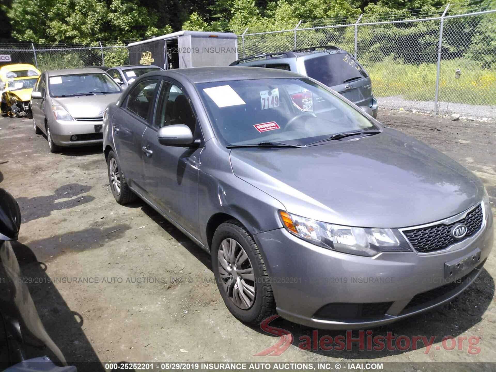 KNAFU4A26C5632785 2012 KIA FORTE