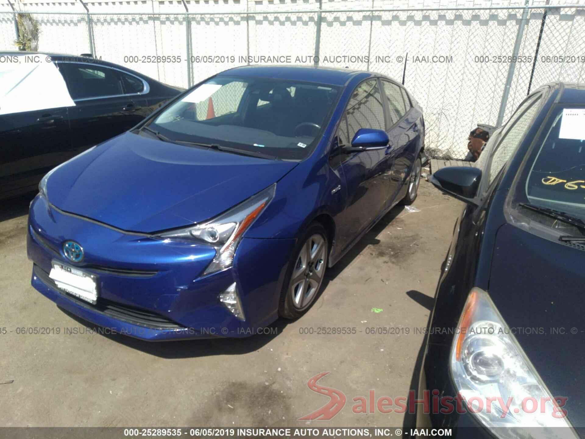 JTDKARFU1G3508040 2016 TOYOTA PRIUS