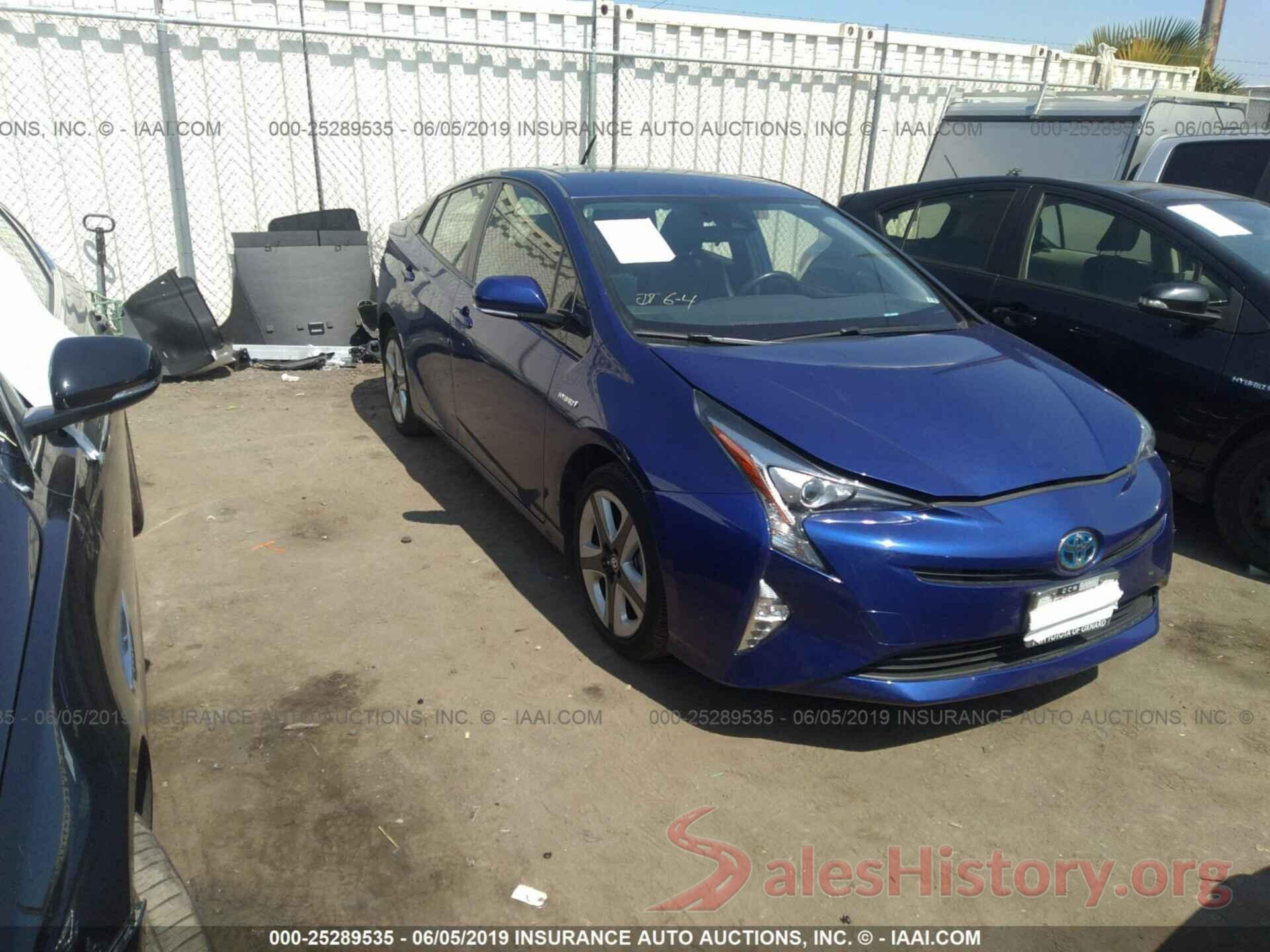 JTDKARFU1G3508040 2016 TOYOTA PRIUS