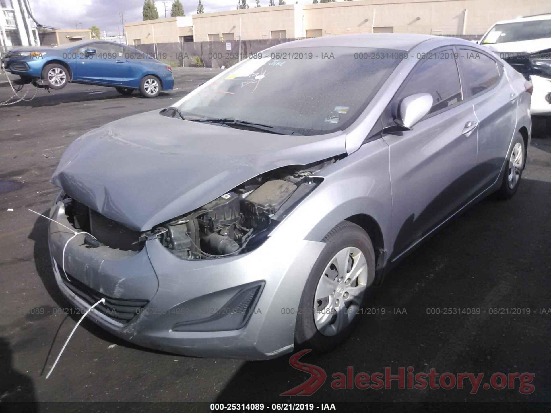 KMHDH4AE2GU511333 2016 HYUNDAI ELANTRA