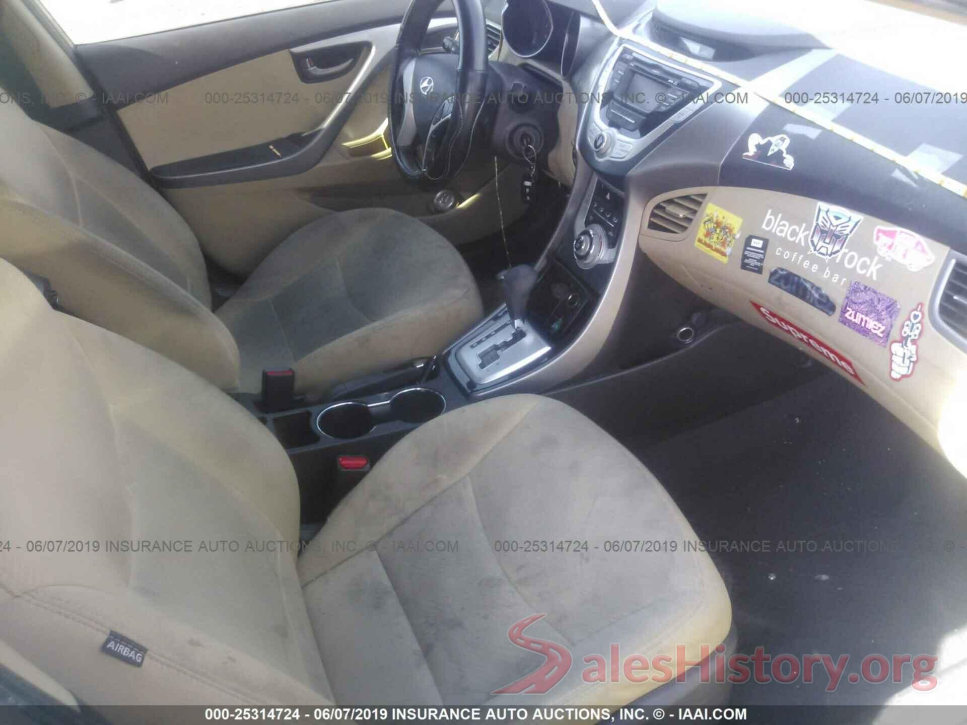 5NPDH4AE3CH151112 2012 HYUNDAI ELANTRA