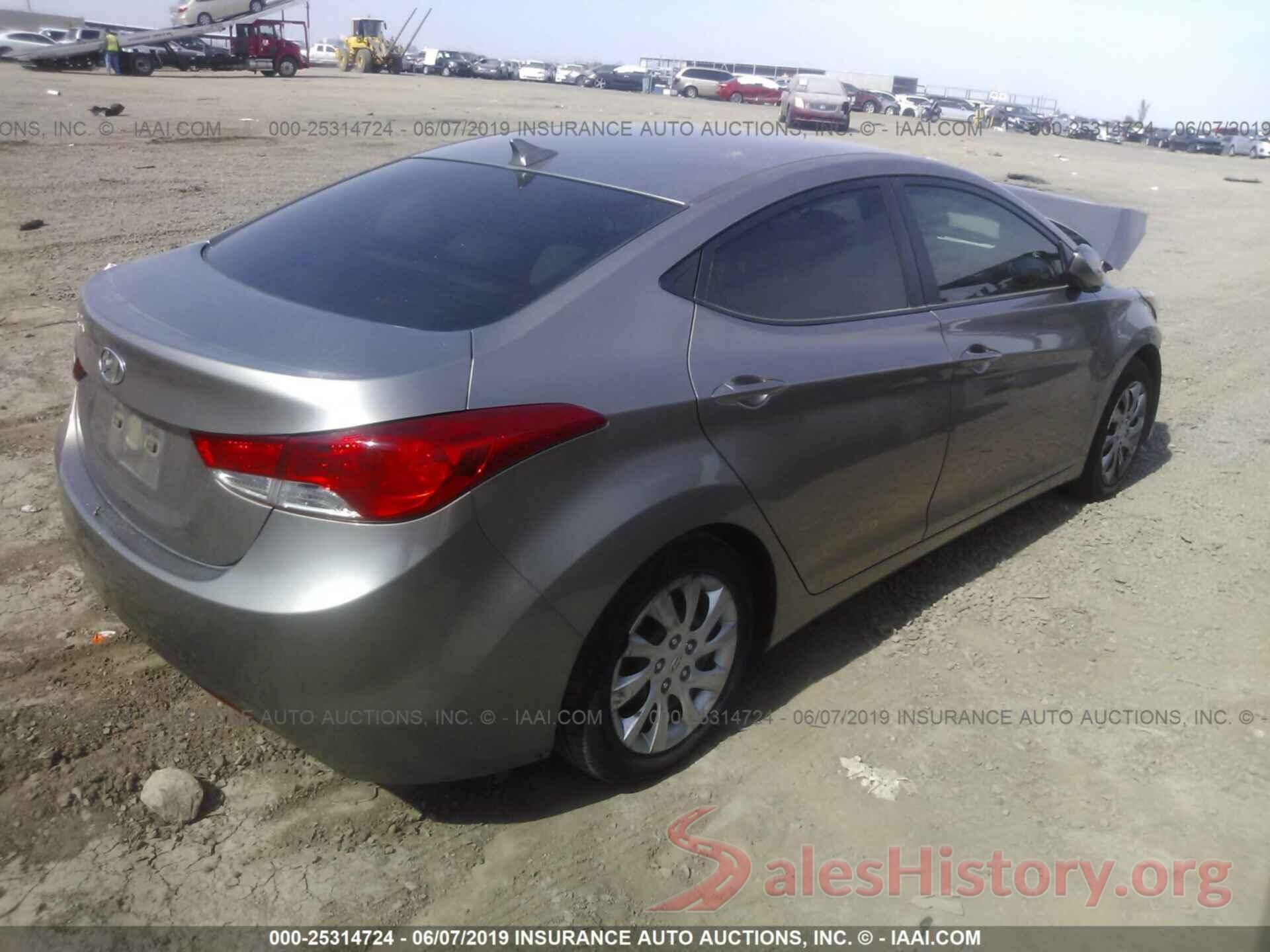 5NPDH4AE3CH151112 2012 HYUNDAI ELANTRA