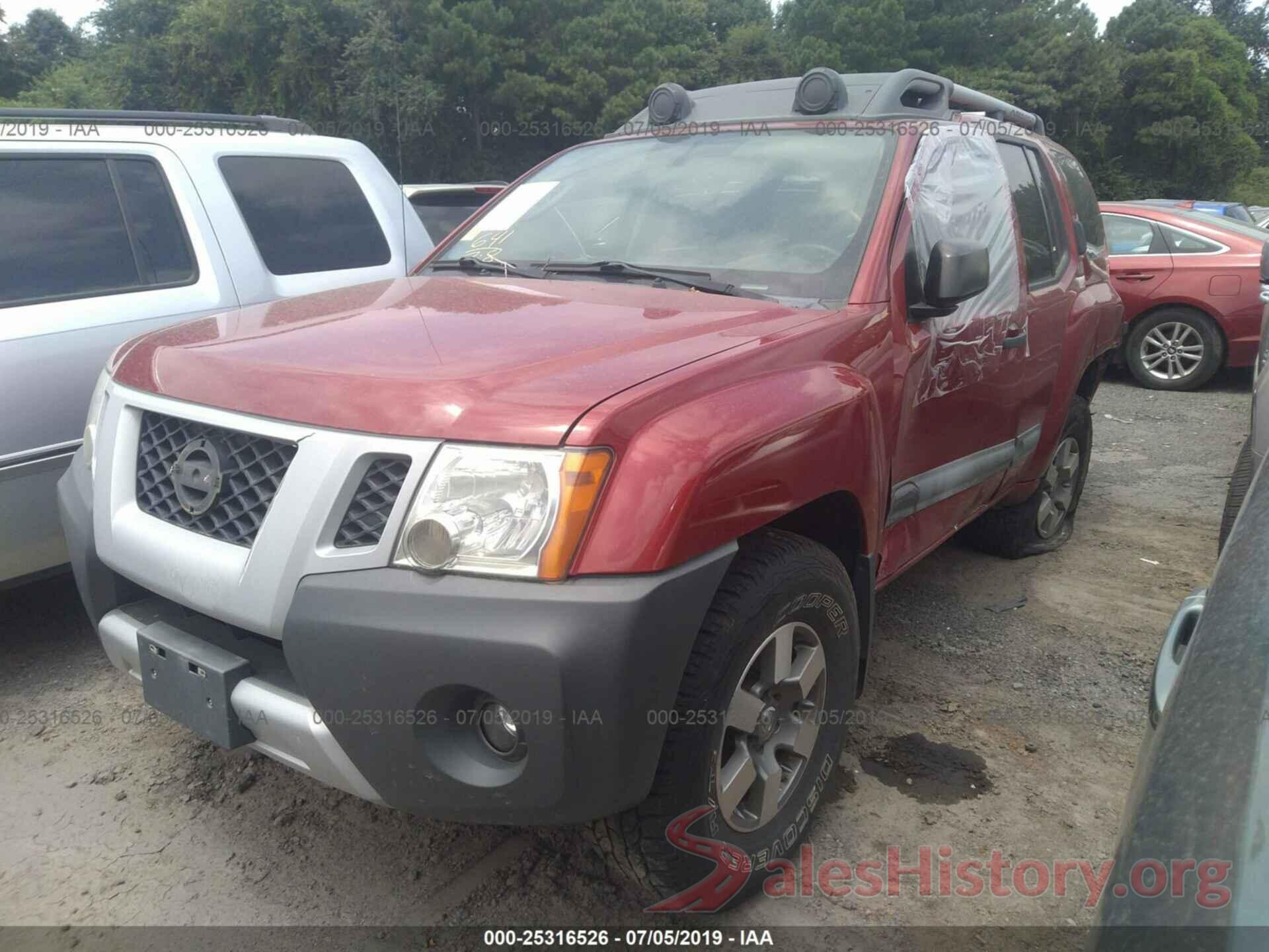 5N1AN0NW1BC512222 2011 NISSAN XTERRA