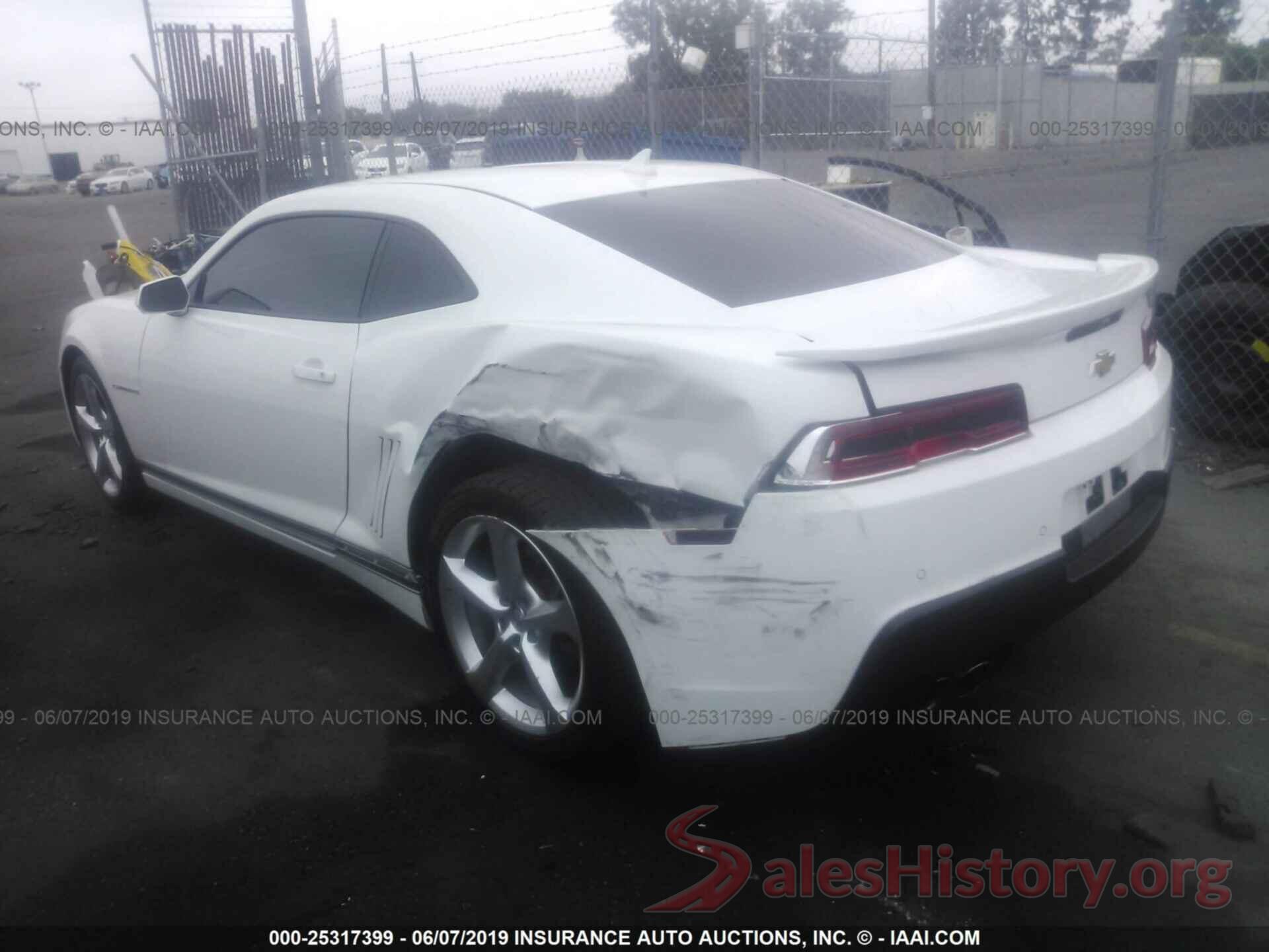 2G1FF1E32F9220104 2015 CHEVROLET CAMARO