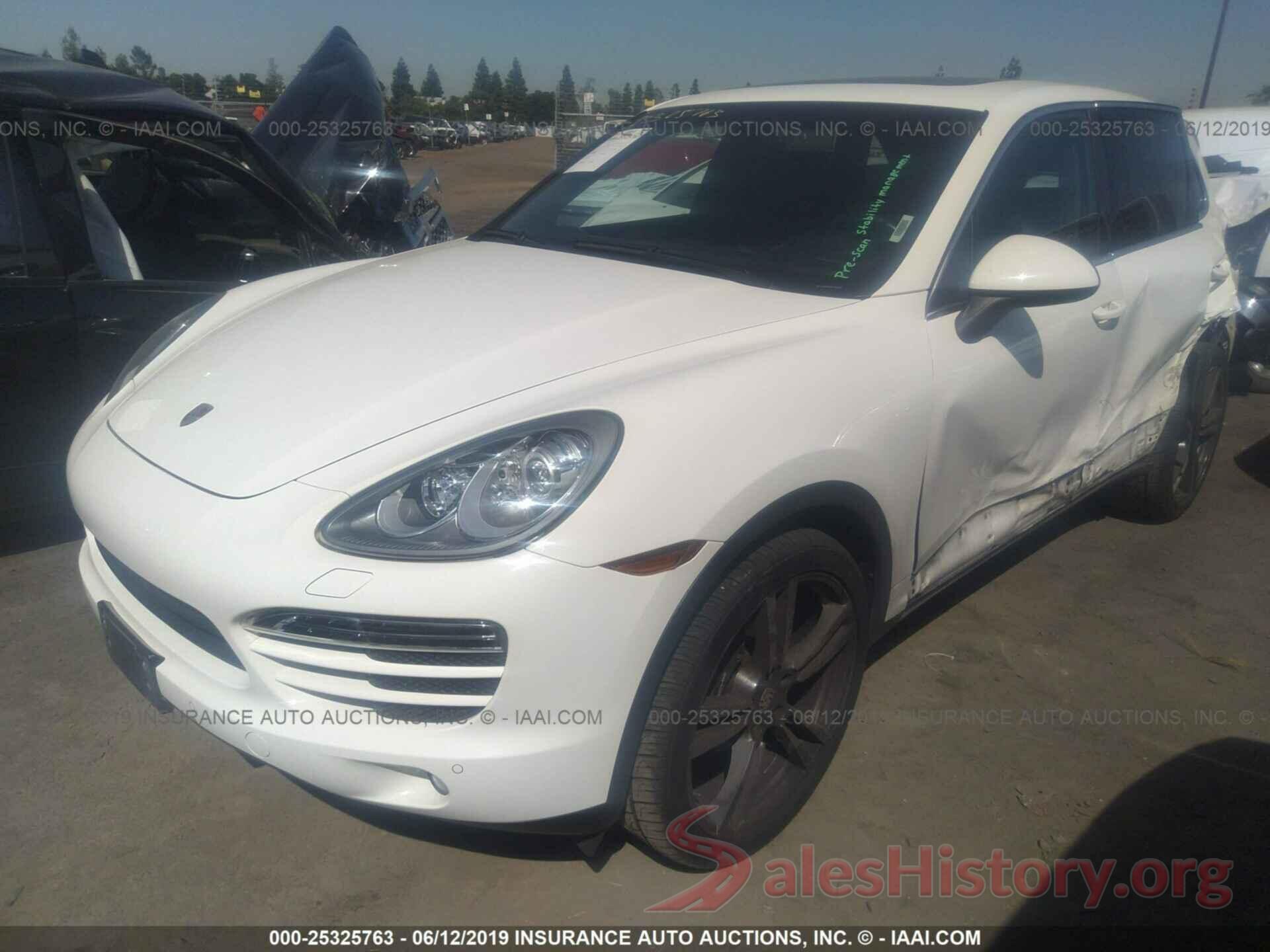 WP1AA2A23CLA03635 2012 PORSCHE CAYENNE