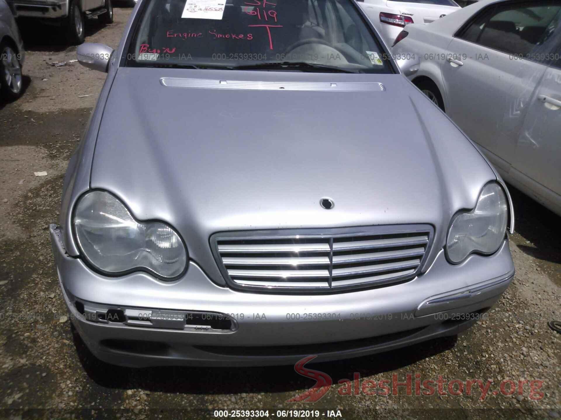 WDBRF61J13F405770 2003 MERCEDES-BENZ C