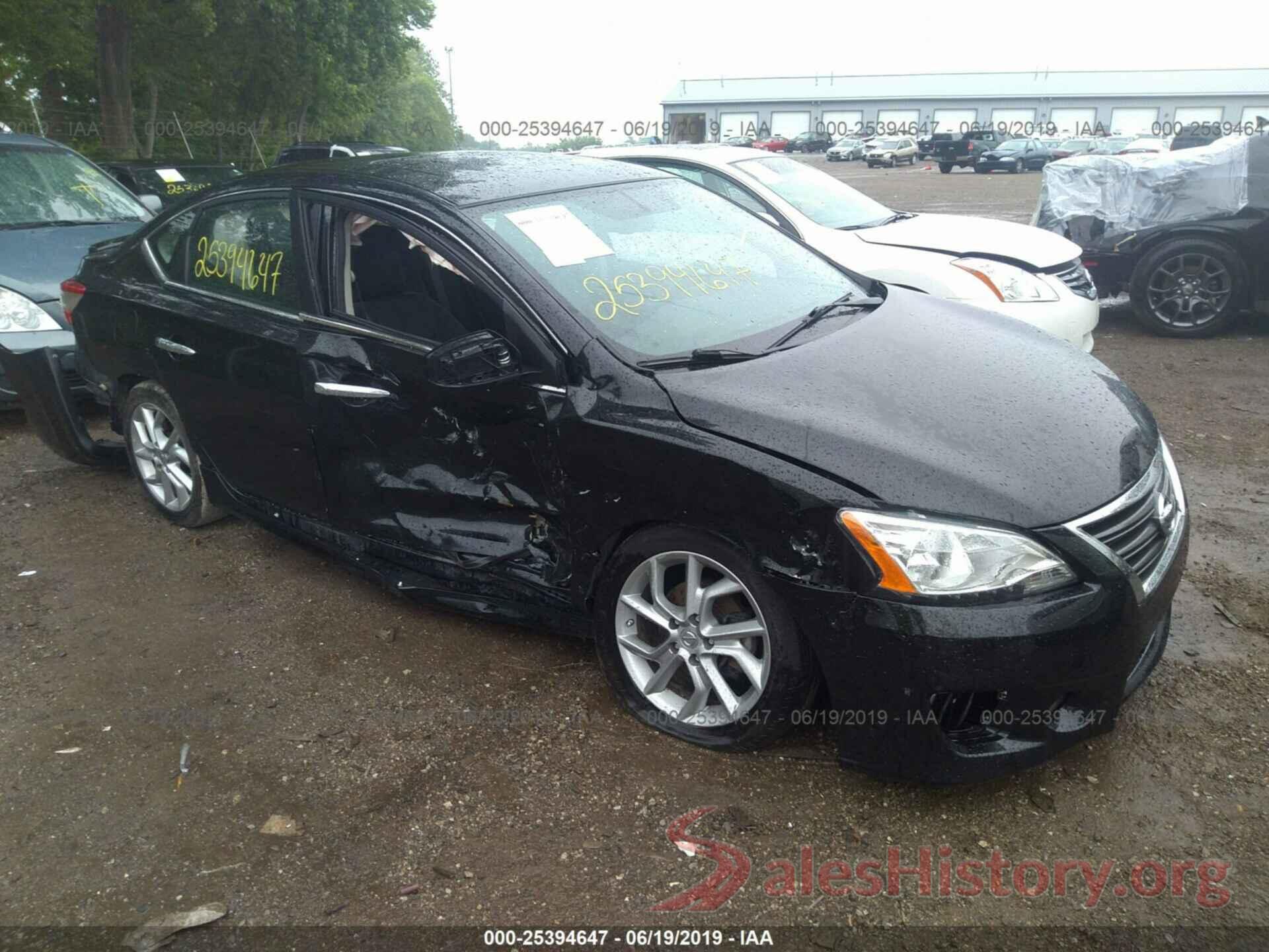 3N1AB7APXDL654986 2013 NISSAN SENTRA