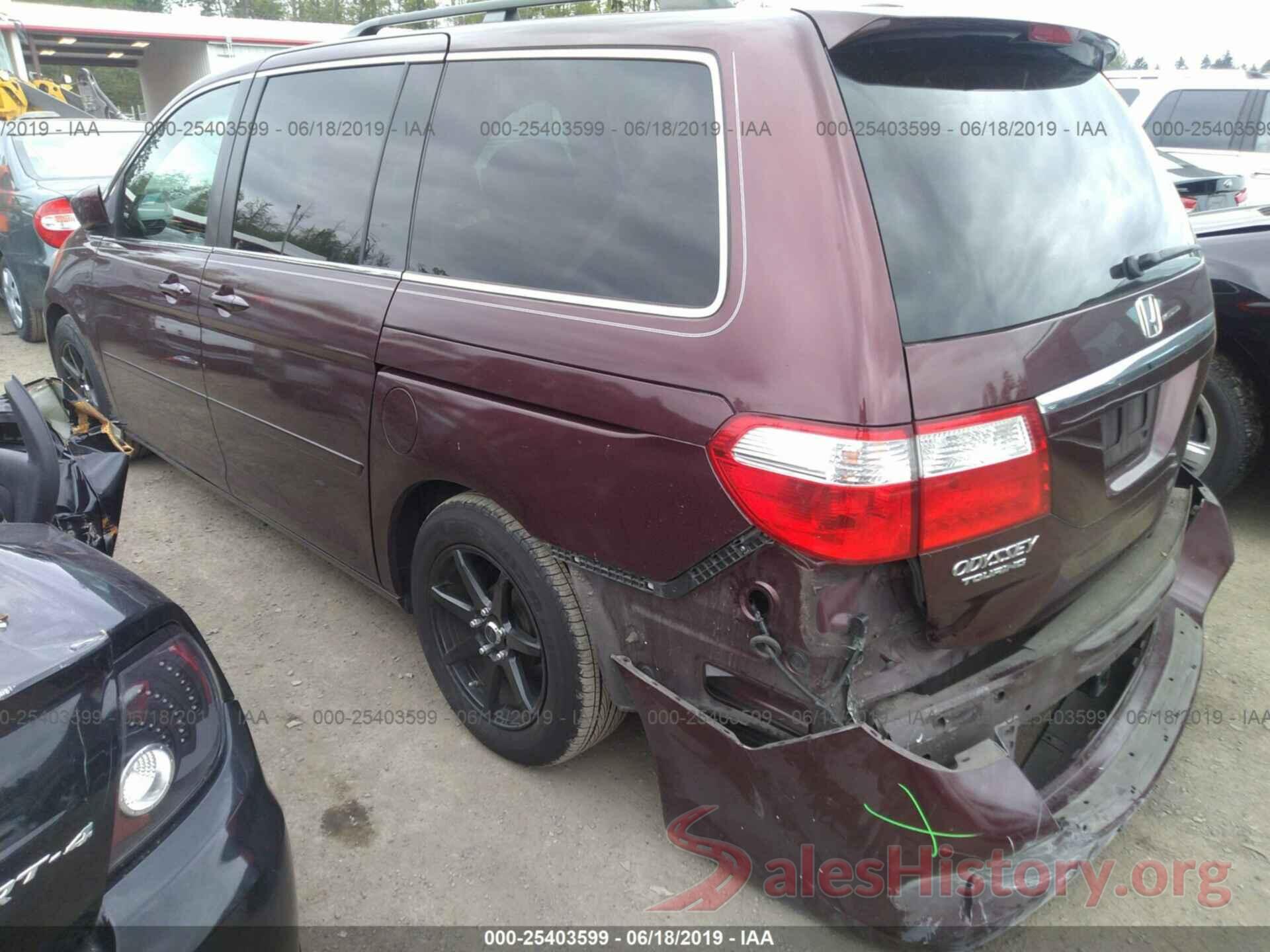 5FNRL38877B101932 2007 HONDA ODYSSEY