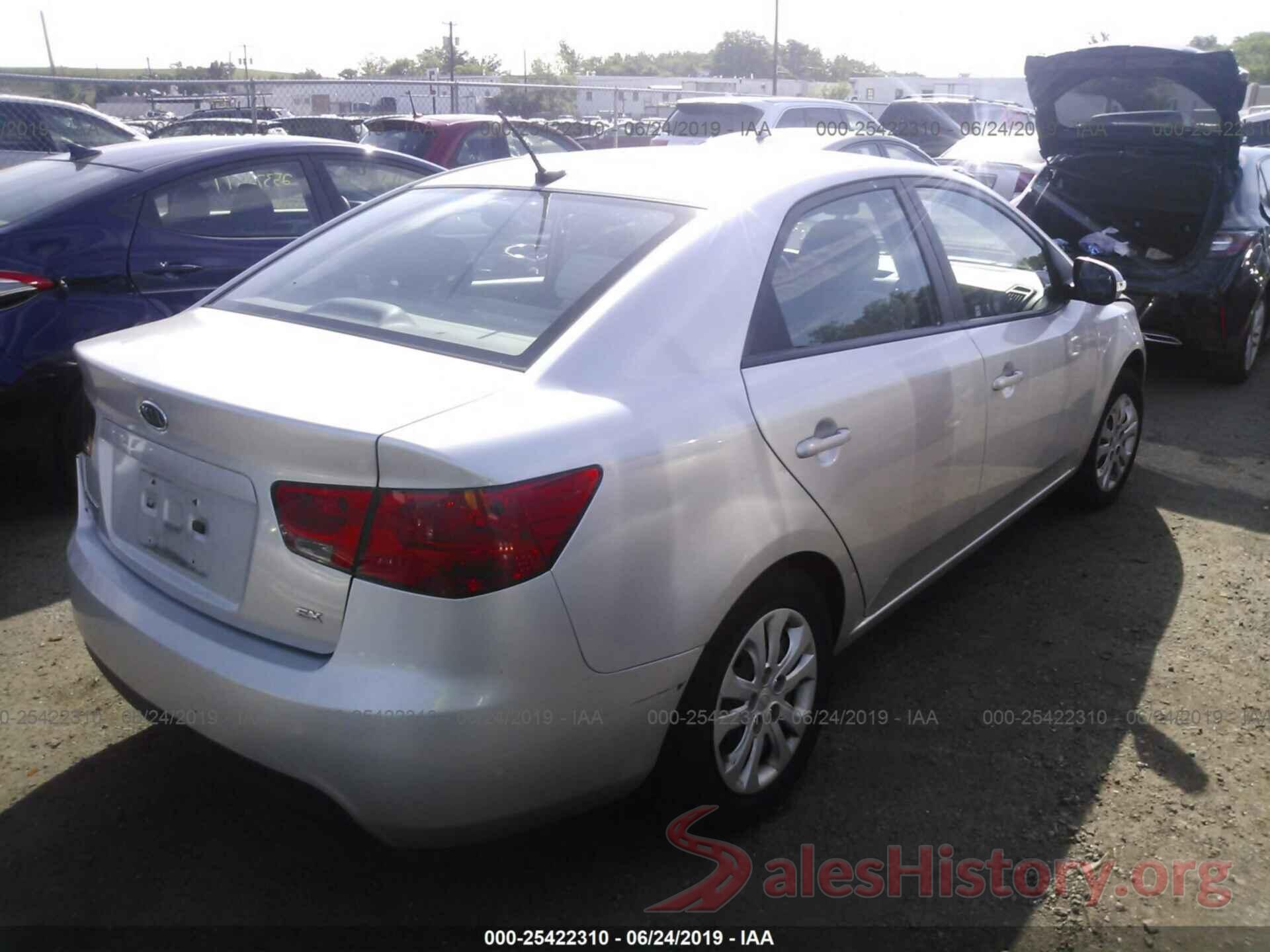 KNAFU4A24A5121282 2010 KIA FORTE