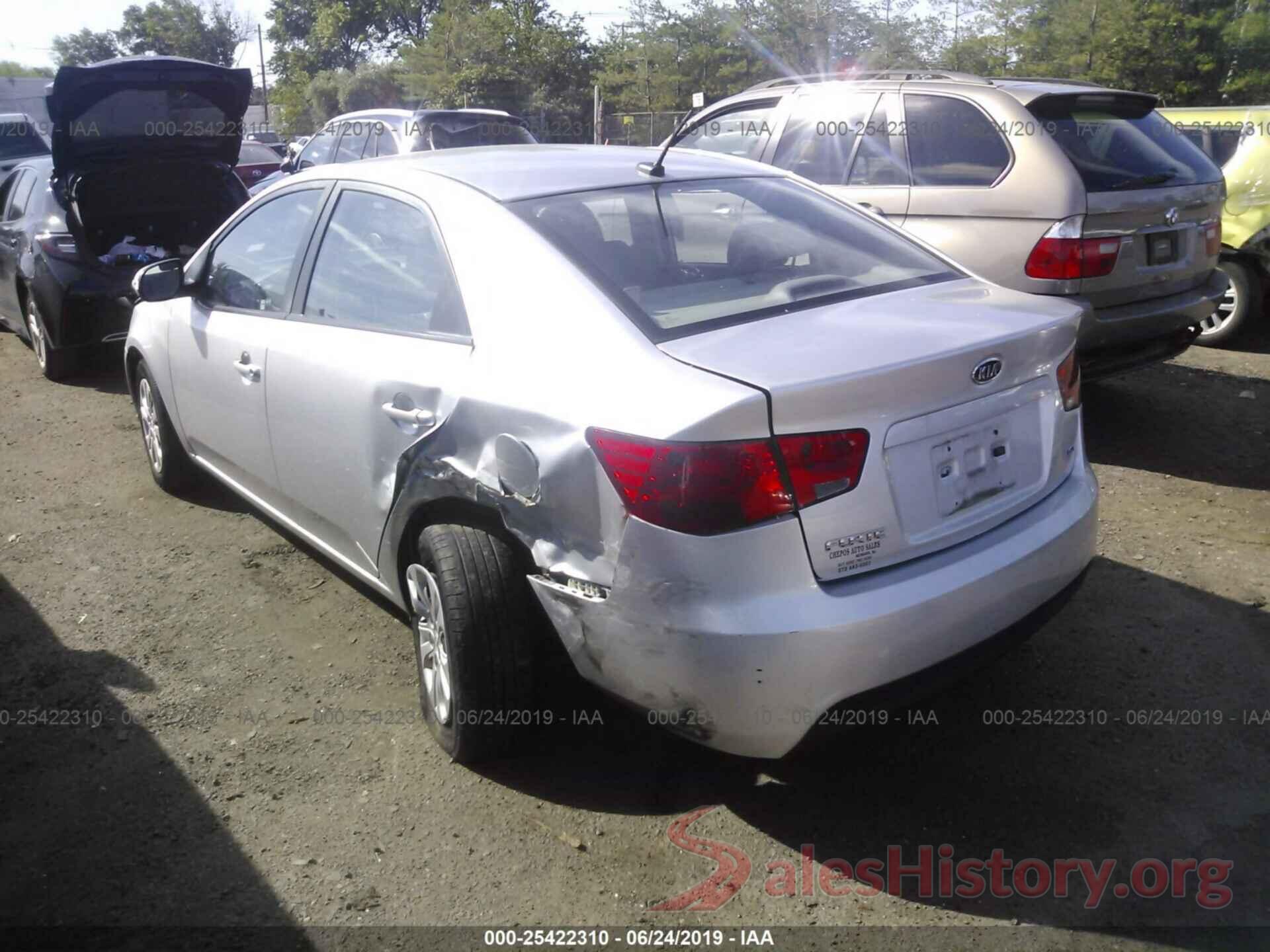 KNAFU4A24A5121282 2010 KIA FORTE