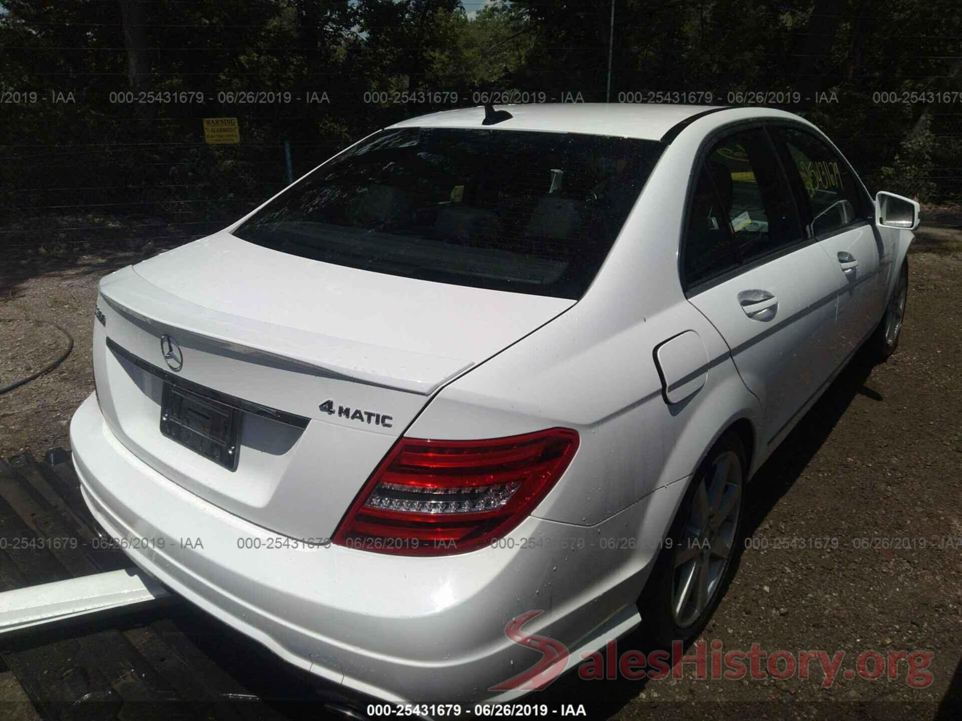 WDDGF8AB4EA967455 2014 MERCEDES-BENZ C