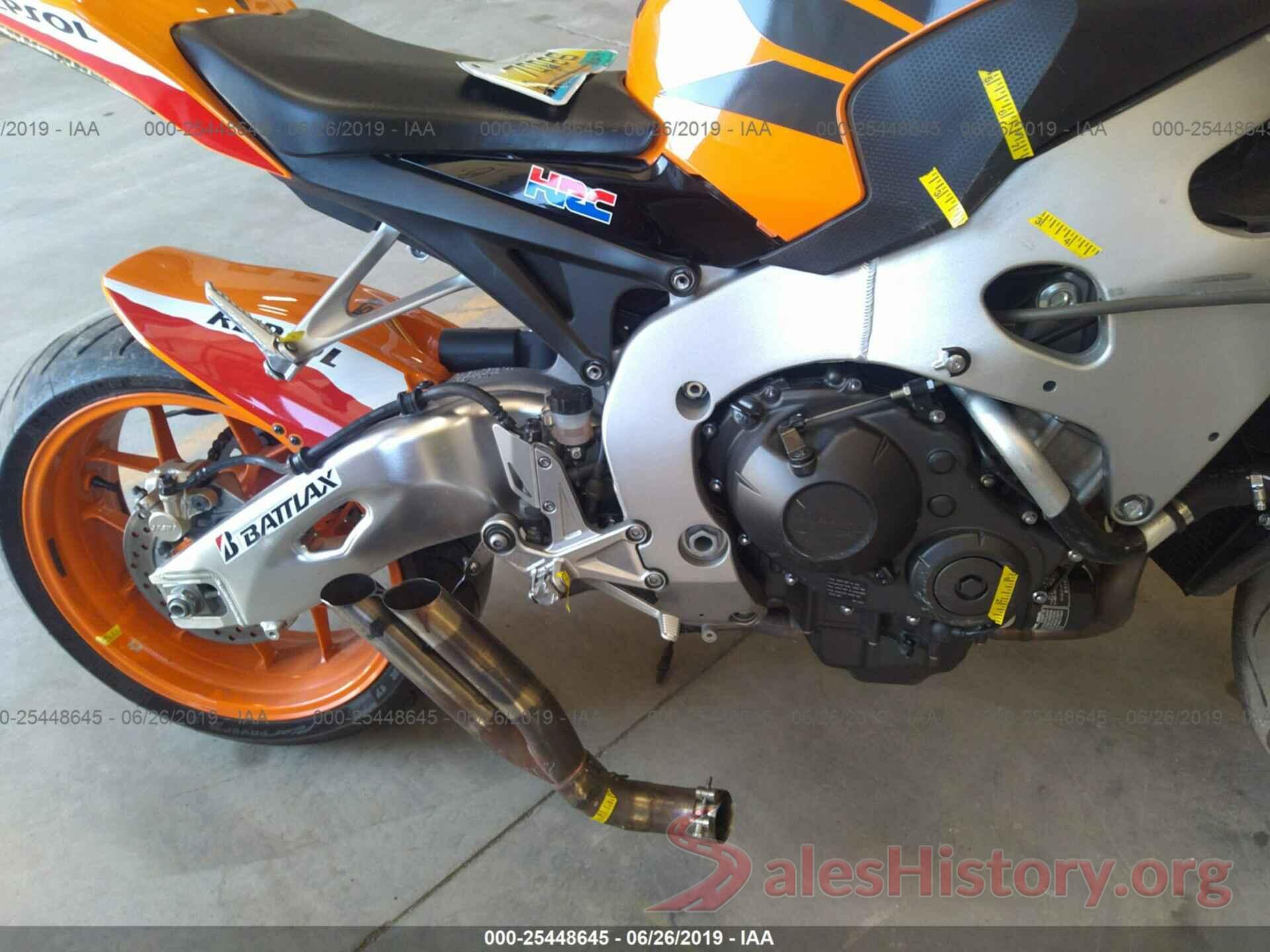 JH2SC5951DK500052 2013 HONDA CBR1000