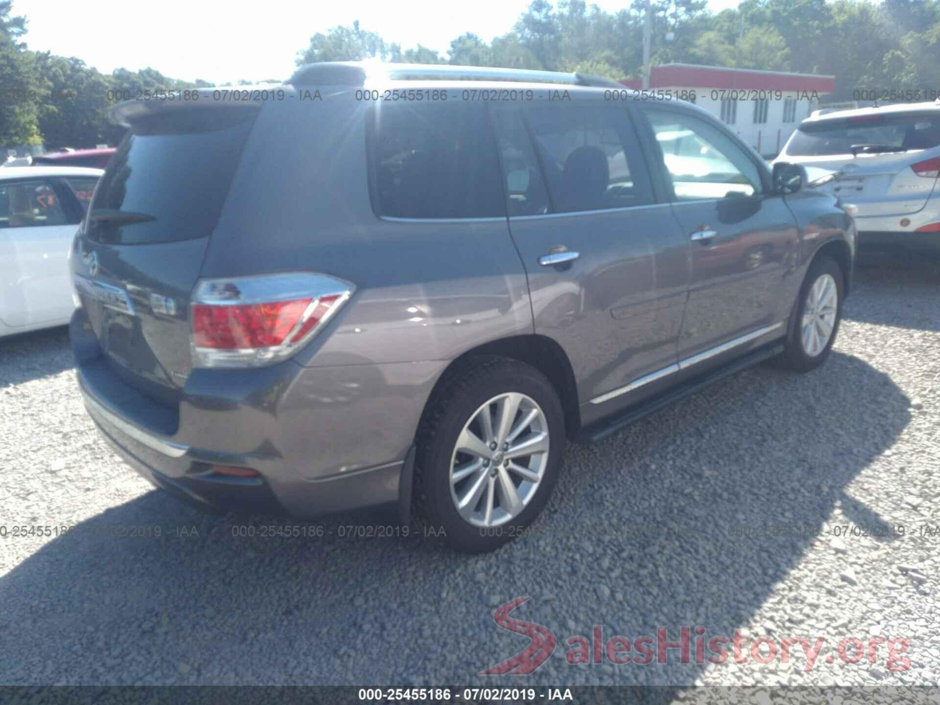 JTEDC3EH7B2003778 2011 TOYOTA HIGHLANDER