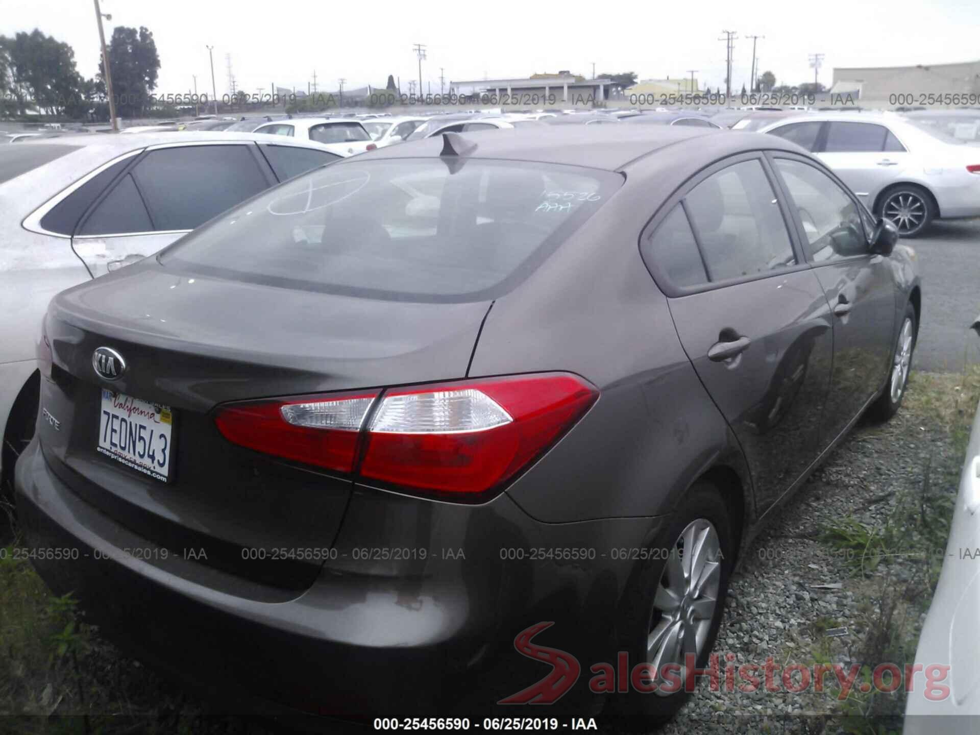 KNAFX4A63E5212477 2014 KIA FORTE