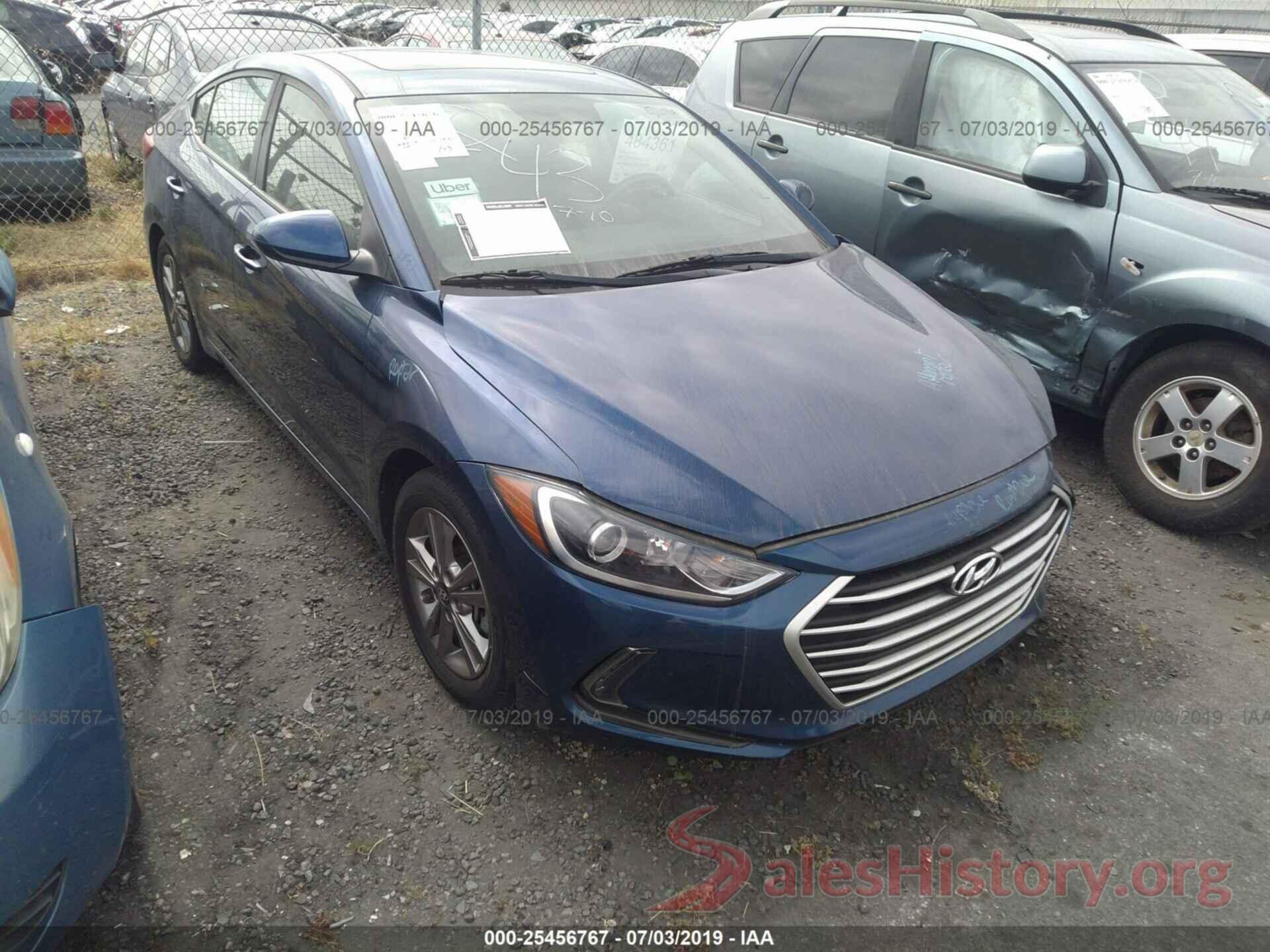 5NPD84LF5HH175540 2017 HYUNDAI ELANTRA