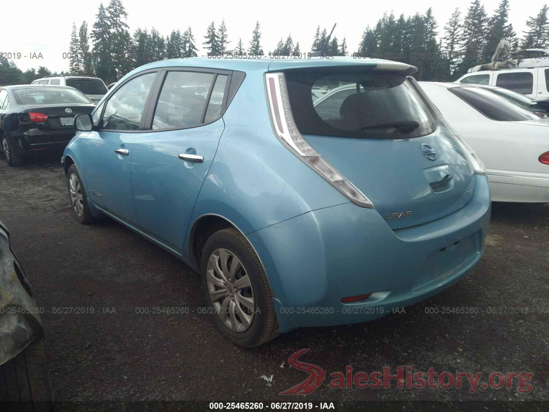 1N4AZ0CP1FC309394 2015 NISSAN LEAF