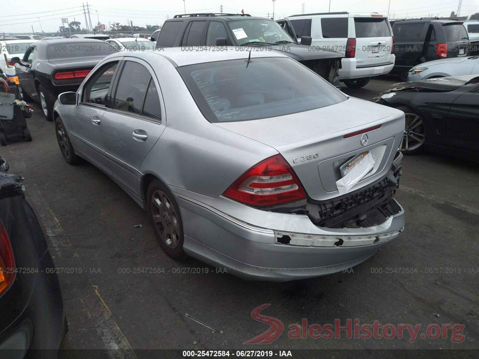 WDBRF54HX6A830456 2006 MERCEDES-BENZ C