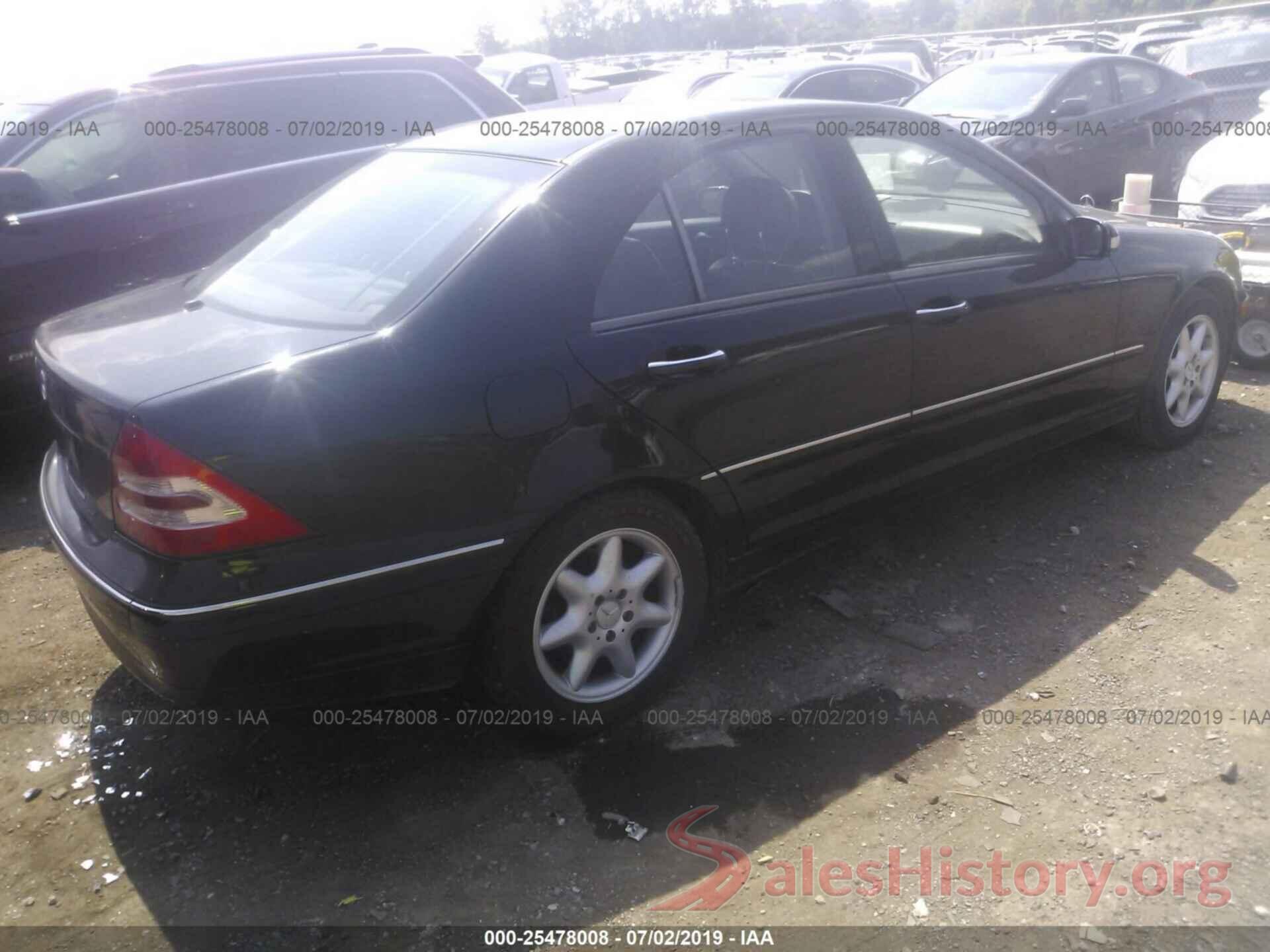 WDBRF61J24F464537 2004 MERCEDES-BENZ C