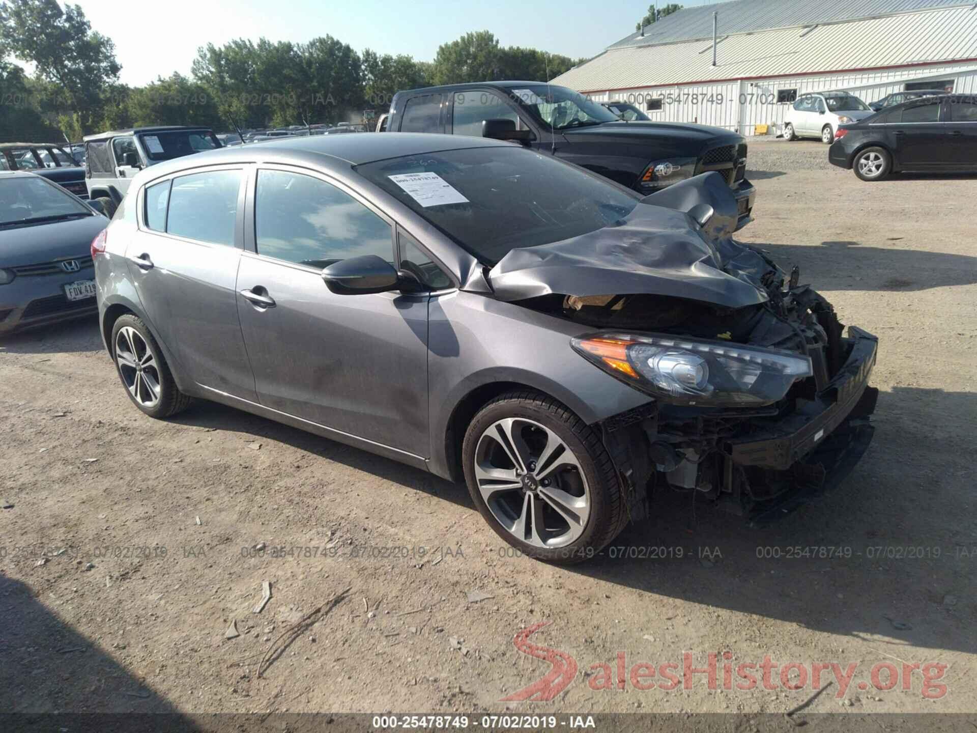 KNAFX5A86G5634916 2016 KIA FORTE