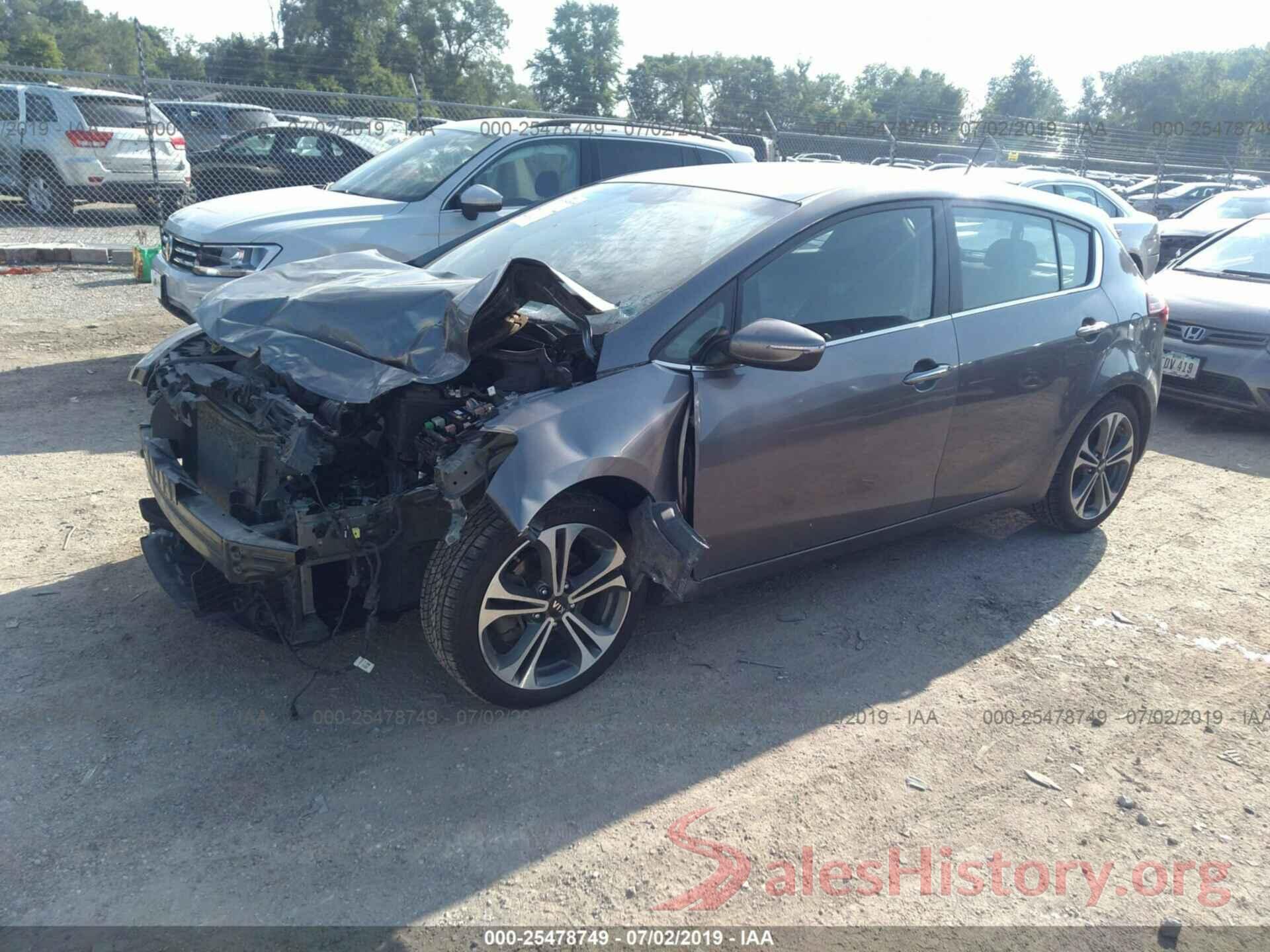 KNAFX5A86G5634916 2016 KIA FORTE