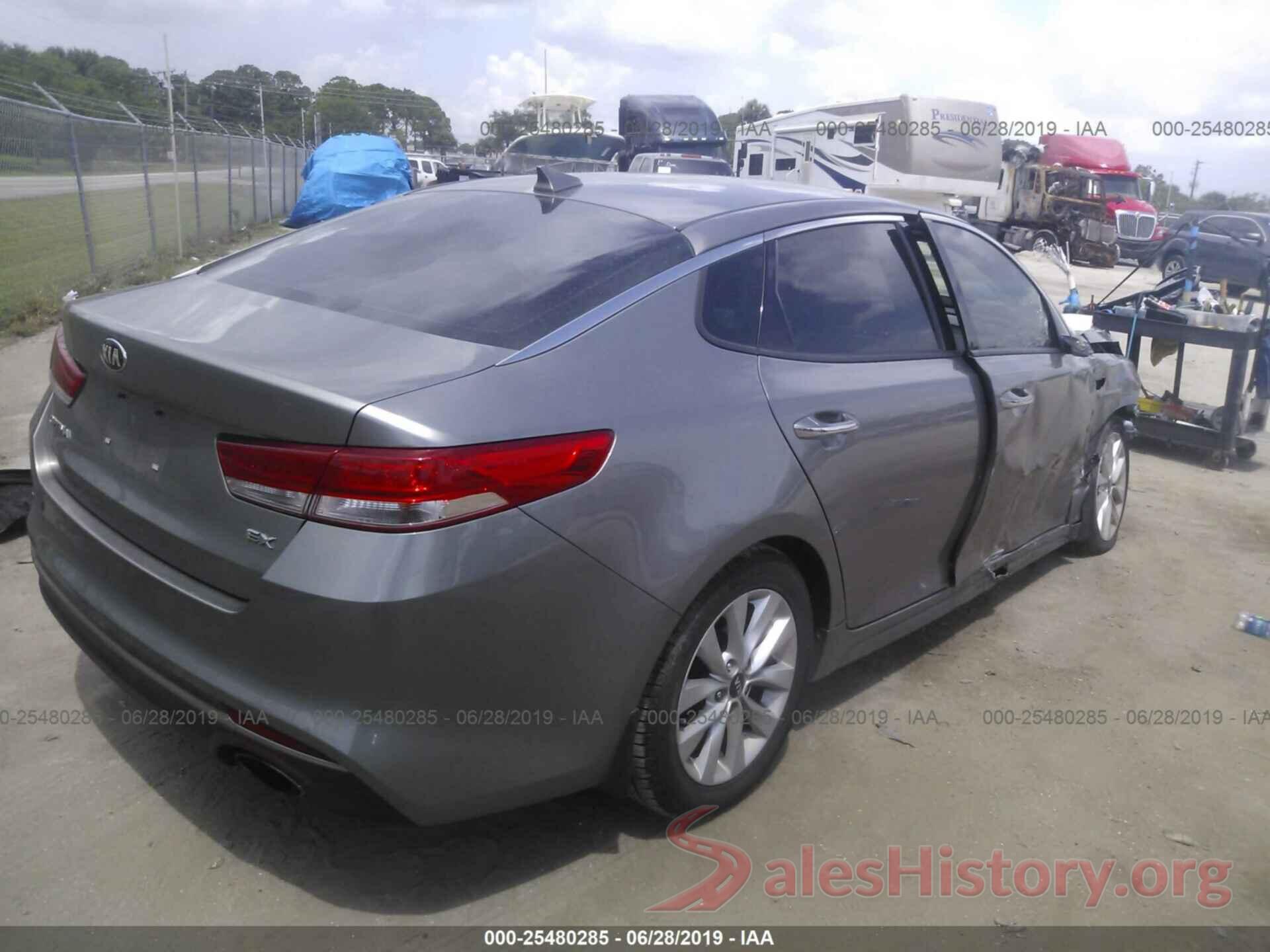 5XXGU4L37GG055831 2016 KIA OPTIMA