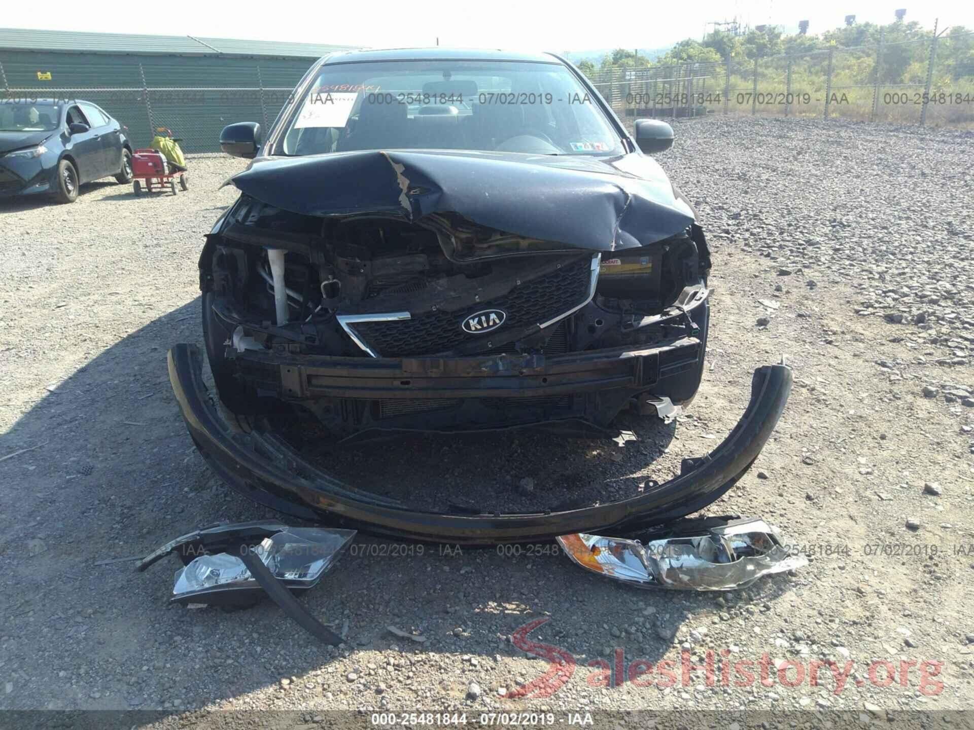 KNAFU4A23C5611182 2012 KIA FORTE