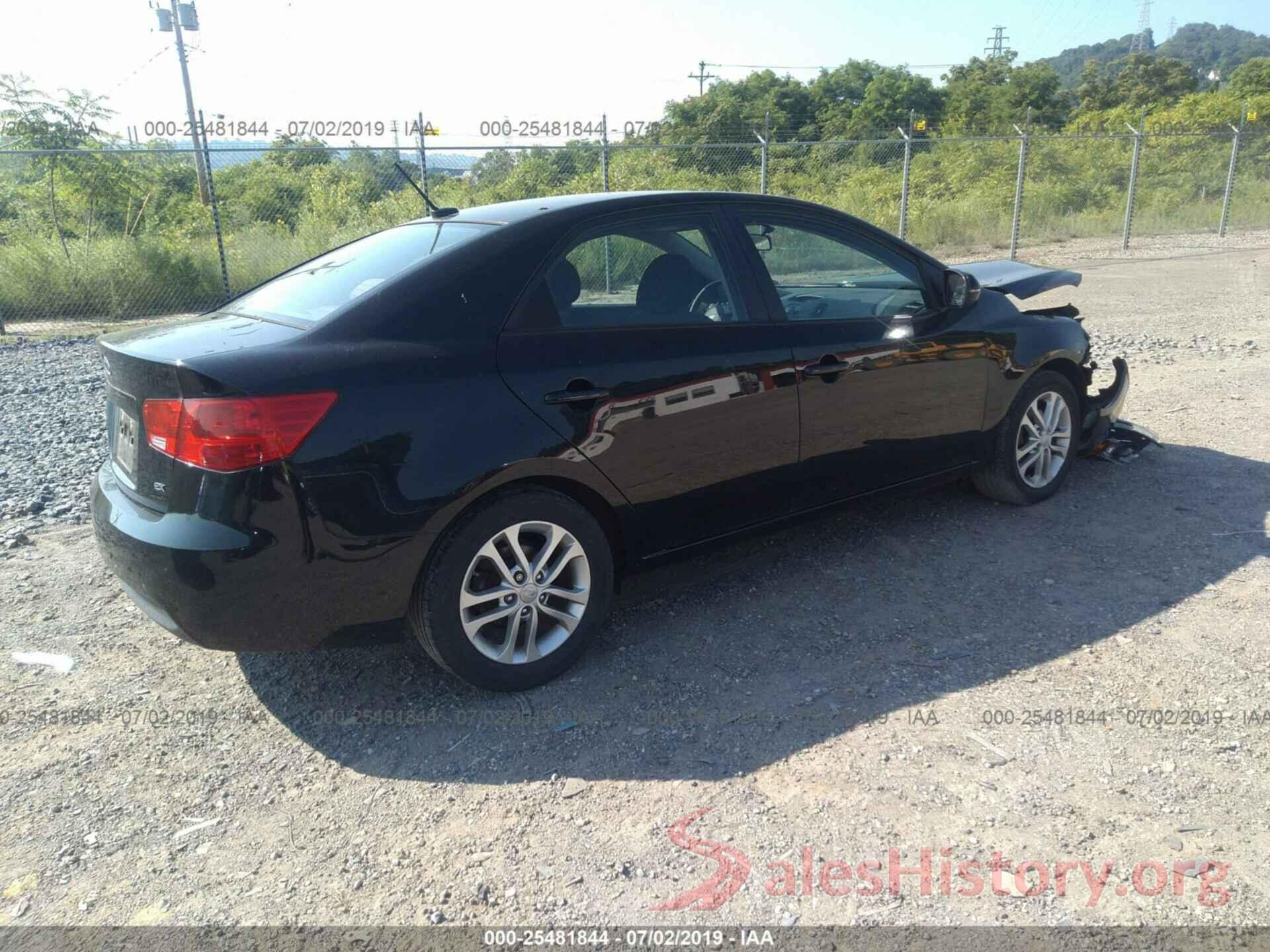 KNAFU4A23C5611182 2012 KIA FORTE