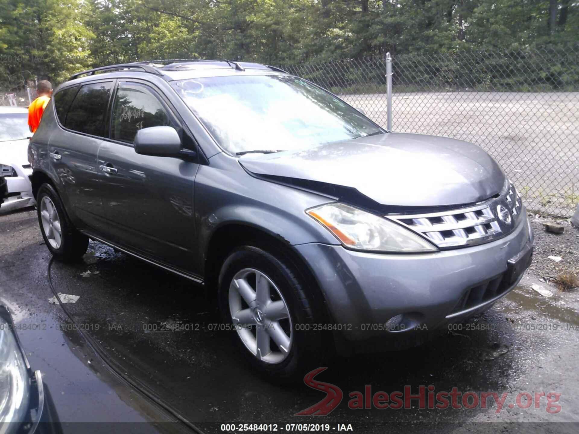 JN8AZ08W55W427315 2005 NISSAN MURANO