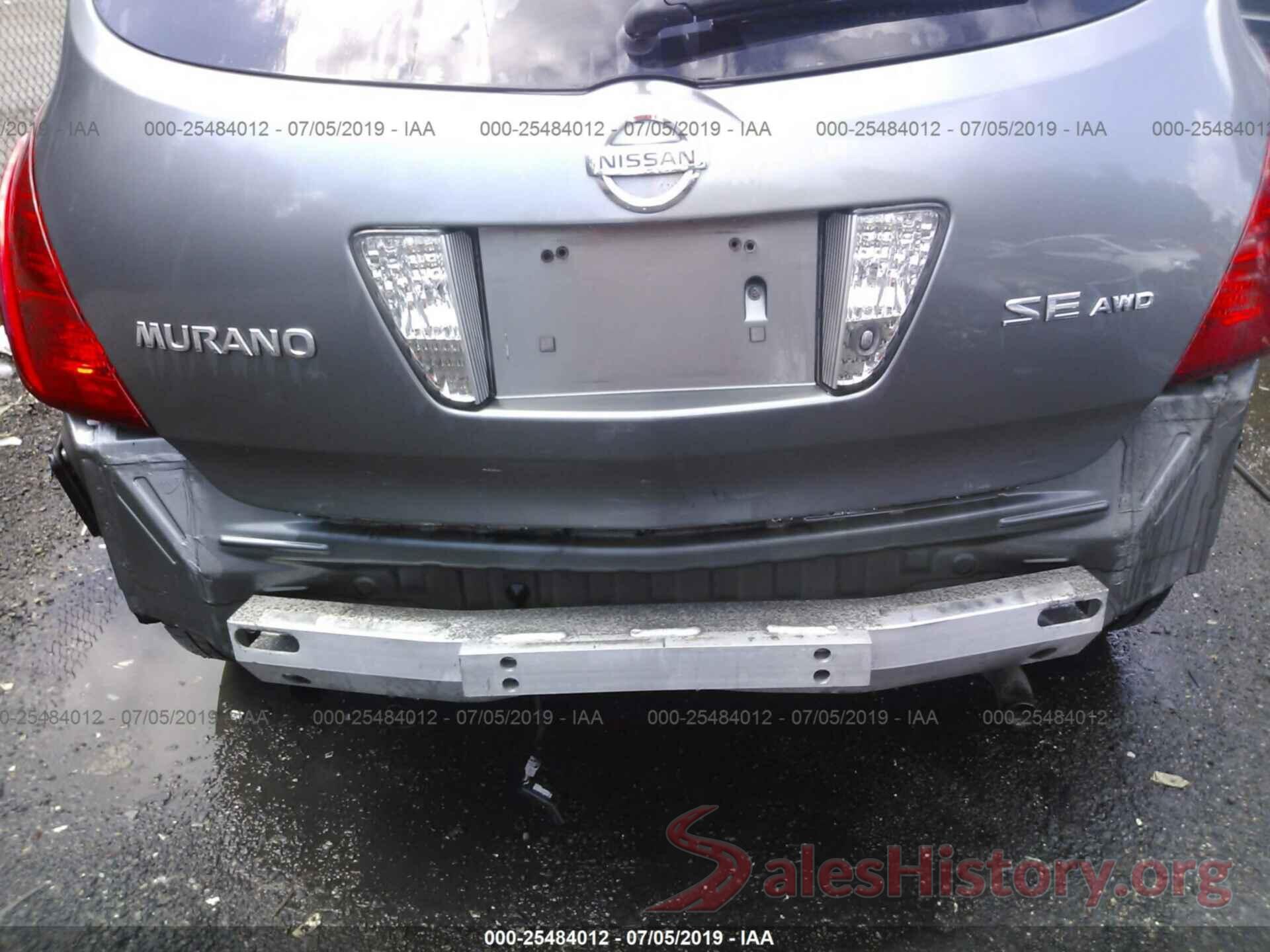 JN8AZ08W55W427315 2005 NISSAN MURANO